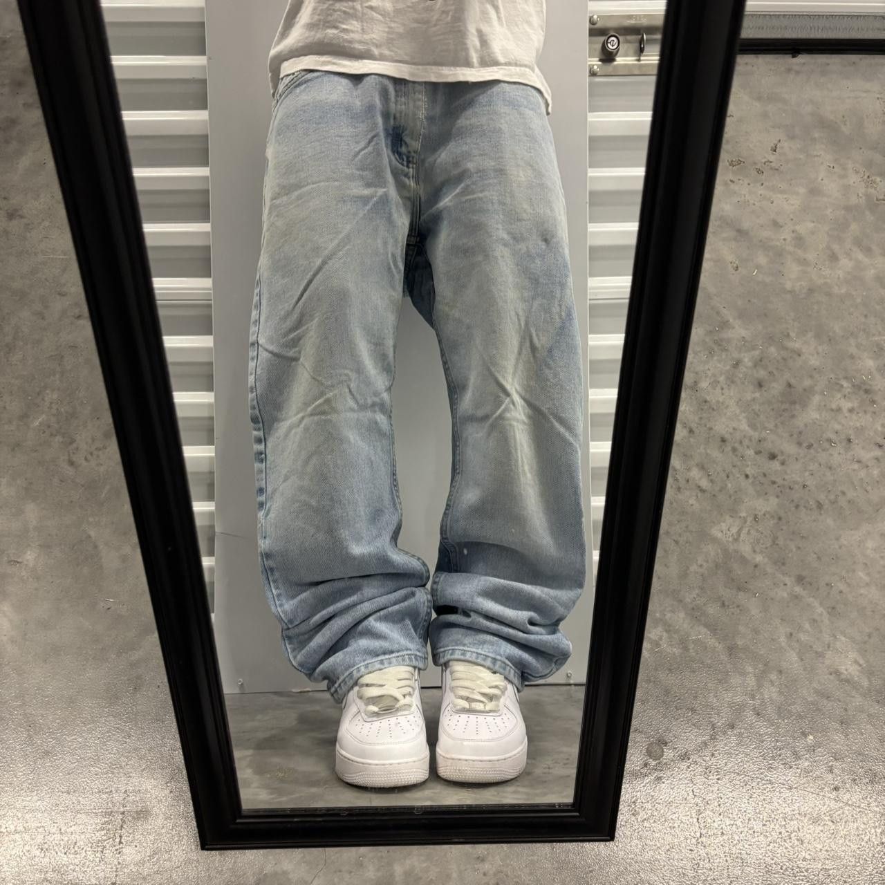 Japanese Brand × Vintage Vintage Y2K/2000s Light Blue Wash Essential Denim Jeans! Size US 34 / EU 50 - 1 Thumbnail