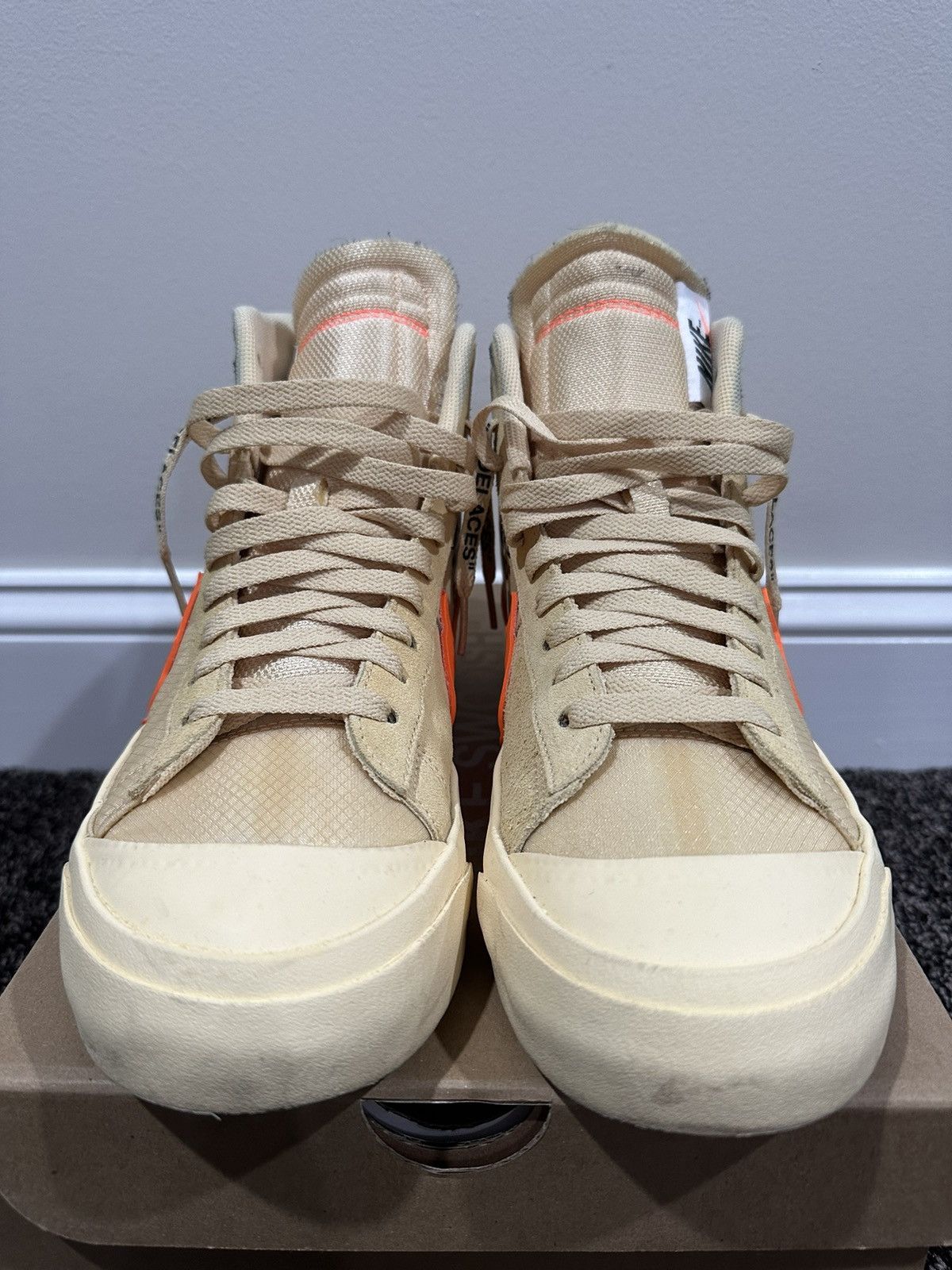 Nike × Off-White Nike x Off-White Blazer Mid All Hallow’s Eve Sneaker 2018 Size US 10.5 / EU 43-44 - 4 Thumbnail