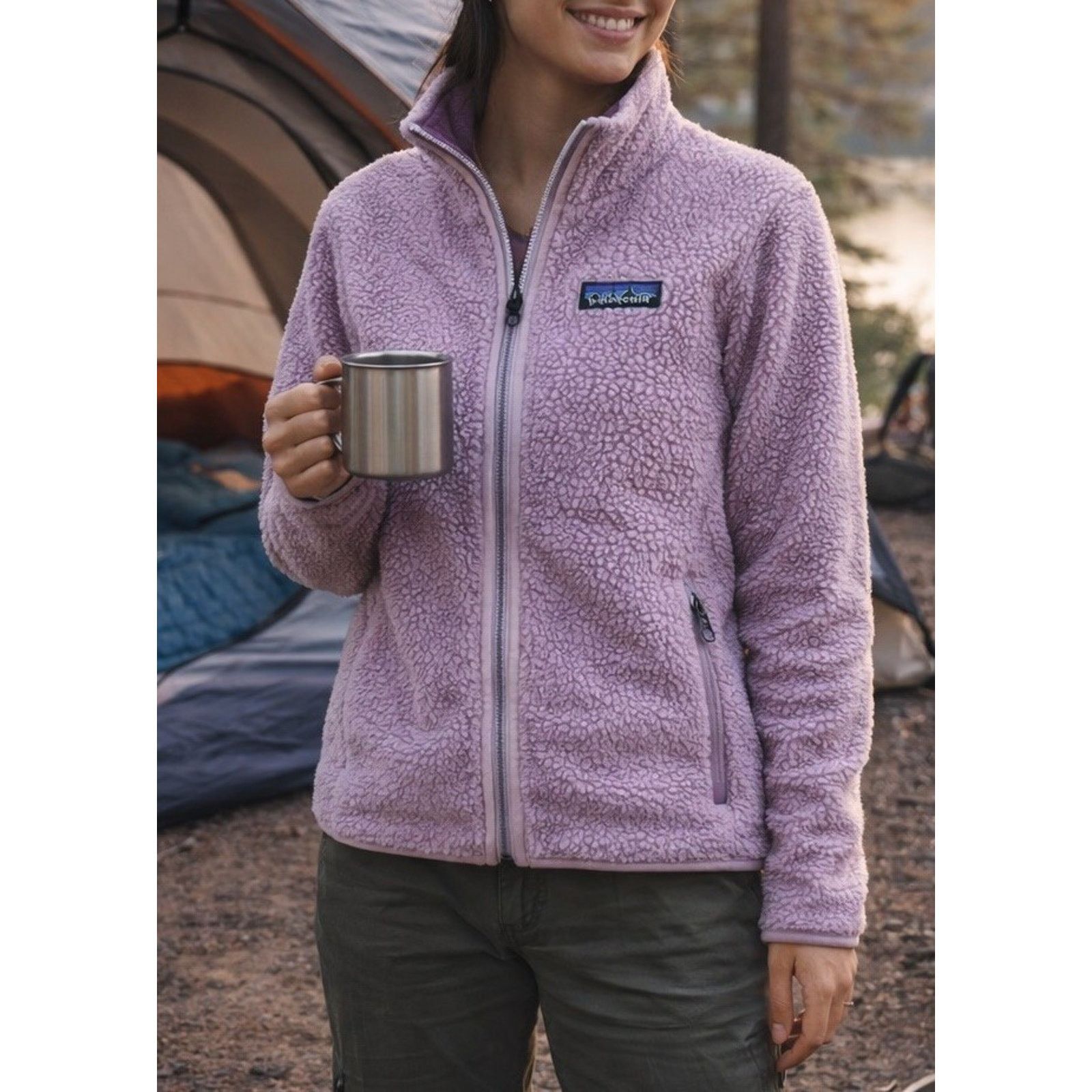 Patagonia Patagonia Womens L Retro-X Jacket Synchilla Fleece Gorpcore Size L / US 10 / IT 46 - 3 Thumbnail