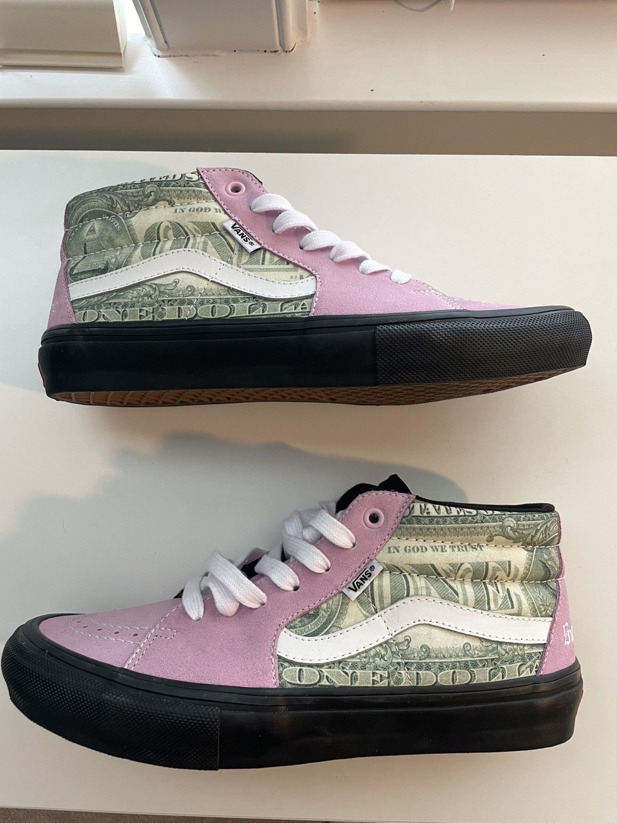 Supreme × Vans Vans Sk8 Mid Supreme Gross Mid Sample Size 9 Size US 9 / EU 42 - 2 Thumbnail
