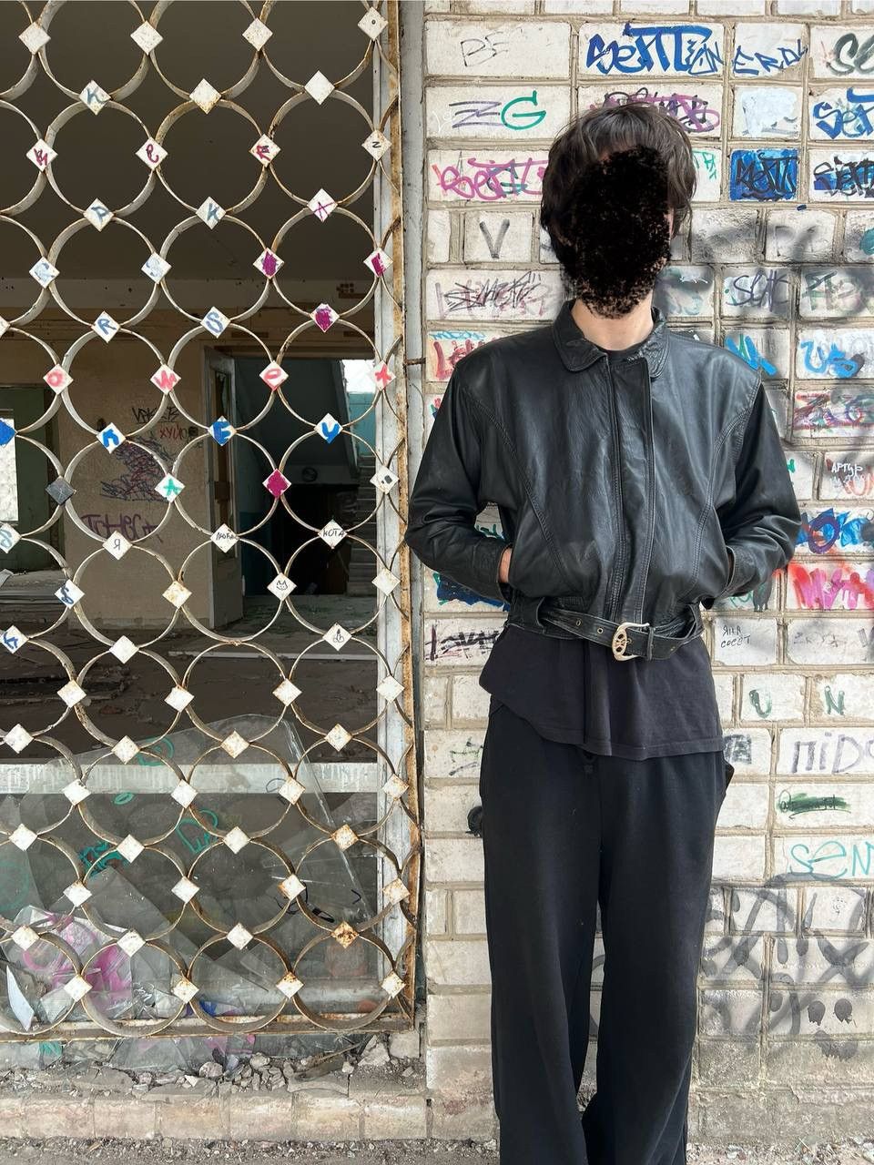 Vintage Vintage Y2K Real Leather Owens Style Opium Cropped Bomber Size US M / EU 48-50 / 2 - 2 Thumbnail