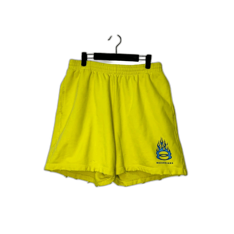 Balenciaga Balenciaga Fire Double Ring Shorts Size S Size US 36 / EU 52 - 1 Thumbnail