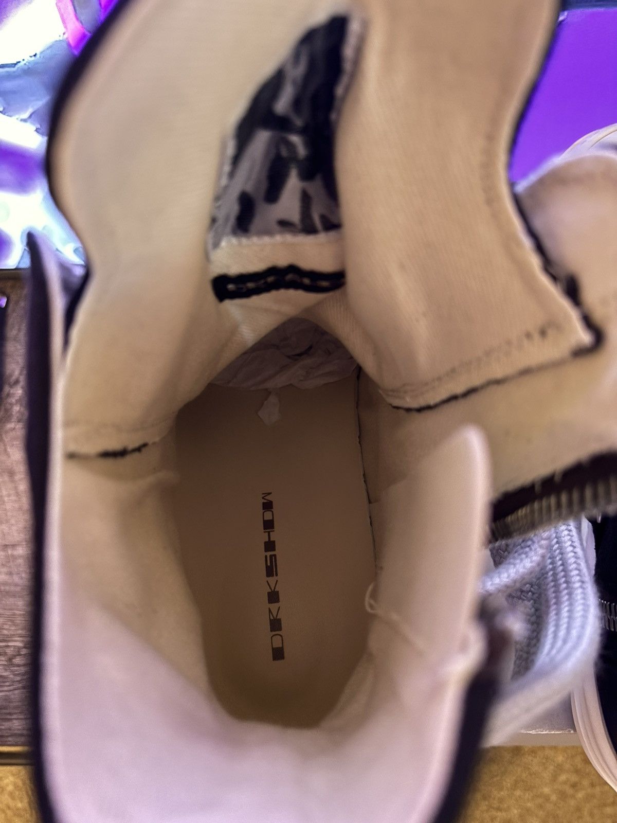 Rick Owens × Rick Owens Drkshdw Rick Owen Drkshdw Hexa Jumbo Lace Size US 8 / EU 41 - 9 Thumbnail