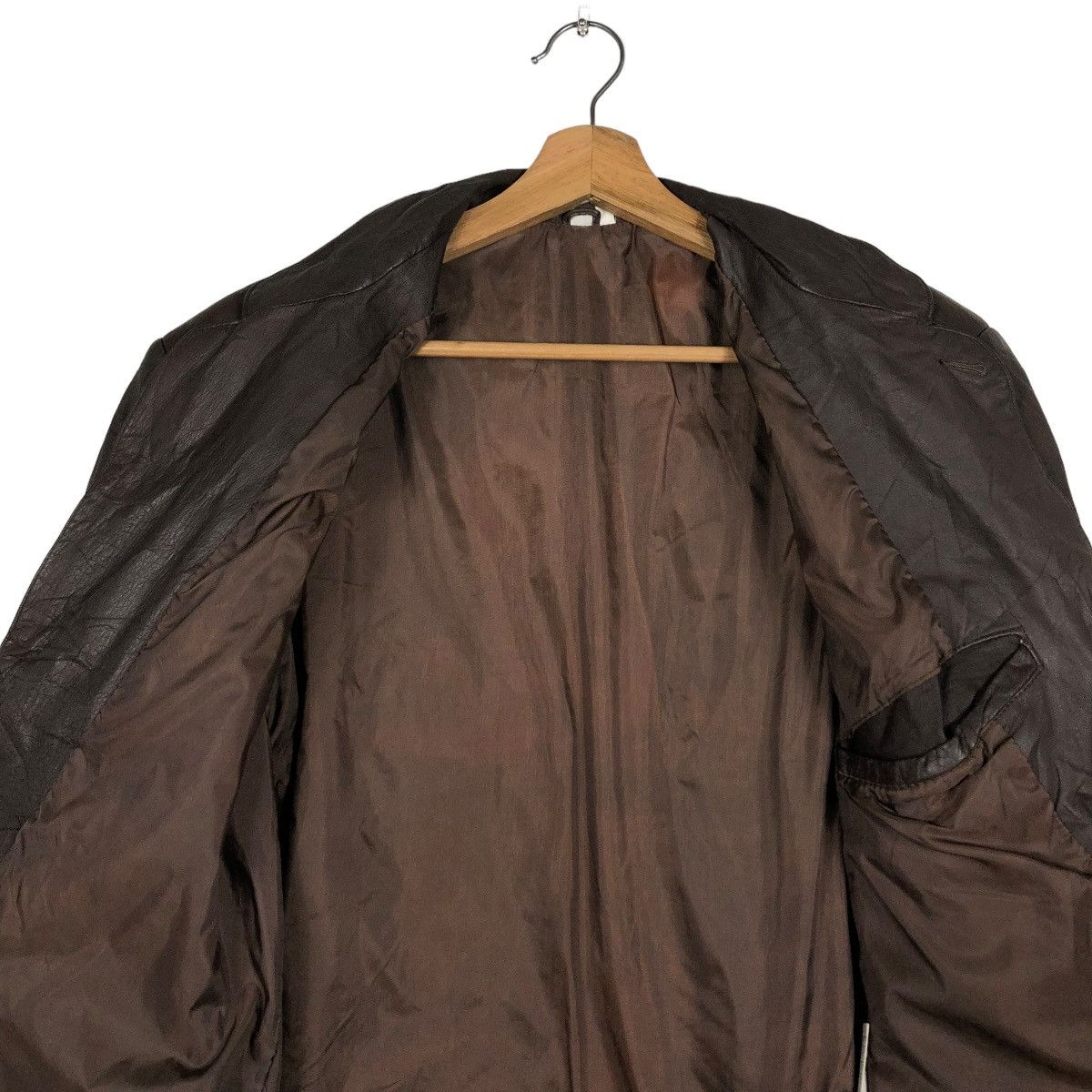 Japanese Brand 🔥VINTAGE GENUINE LEATHER JACKET BIG POCKET ISSEY MIYAKE Size US M / EU 48-50 / 2 - 16 Thumbnail