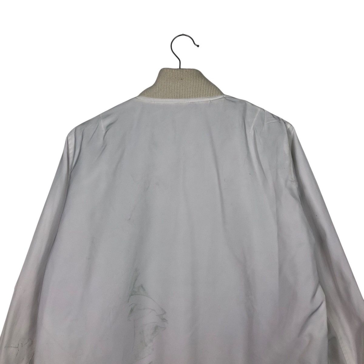 Japanese Brand 📌Rich White Vtg Bomber Jacket Urban Research Issey Miyake Size US M / EU 48-50 / 2 - 10 Thumbnail