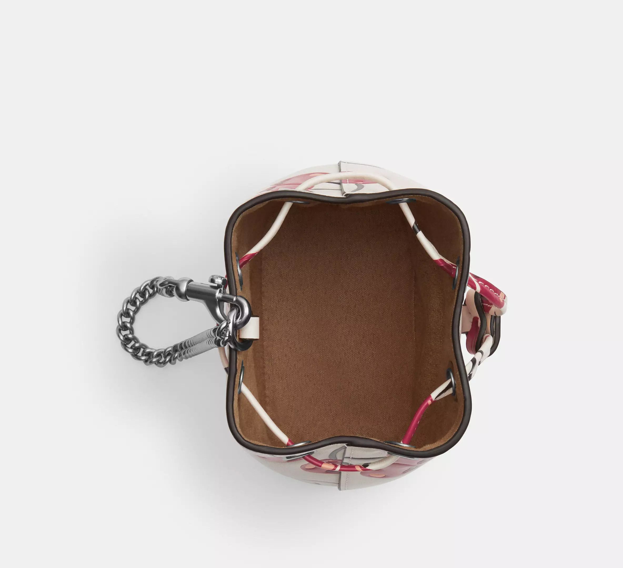 Coach 🍒 Drawstring Wristlet With Cherry Print CZ030 Size ONE SIZE - 7 Thumbnail