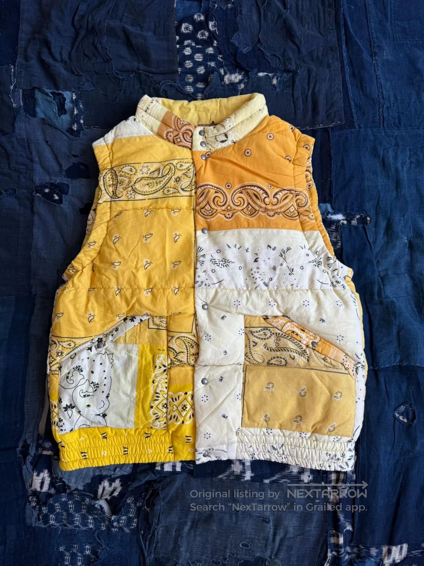 Visvim Visvim Insulator Down Vest in Yellow. Size US XL / EU 56 / 4 - 1 Thumbnail