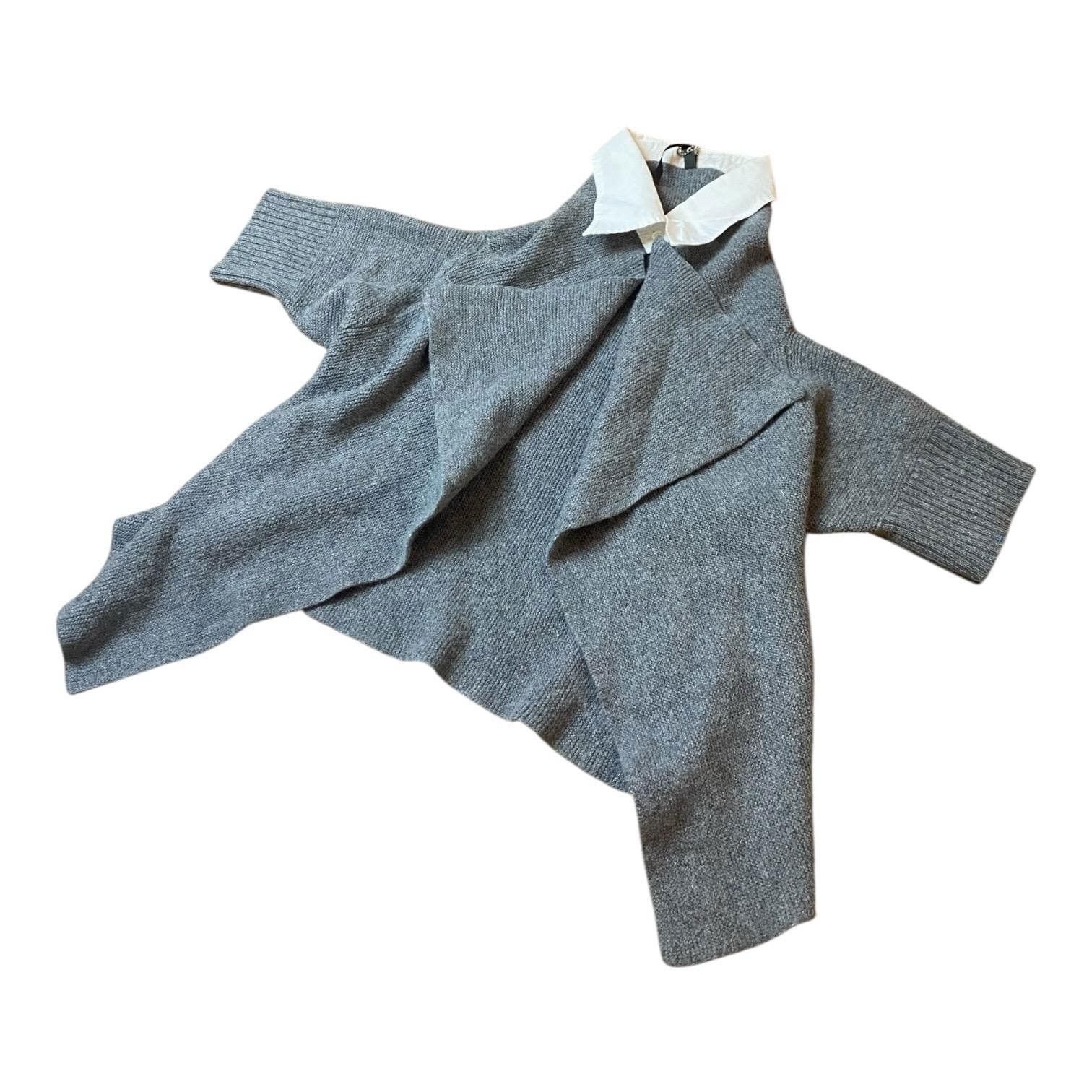 Cop Copine The Cop Copine Knitted Asymmetrical Sweater Size ONE SIZE - 3 Thumbnail