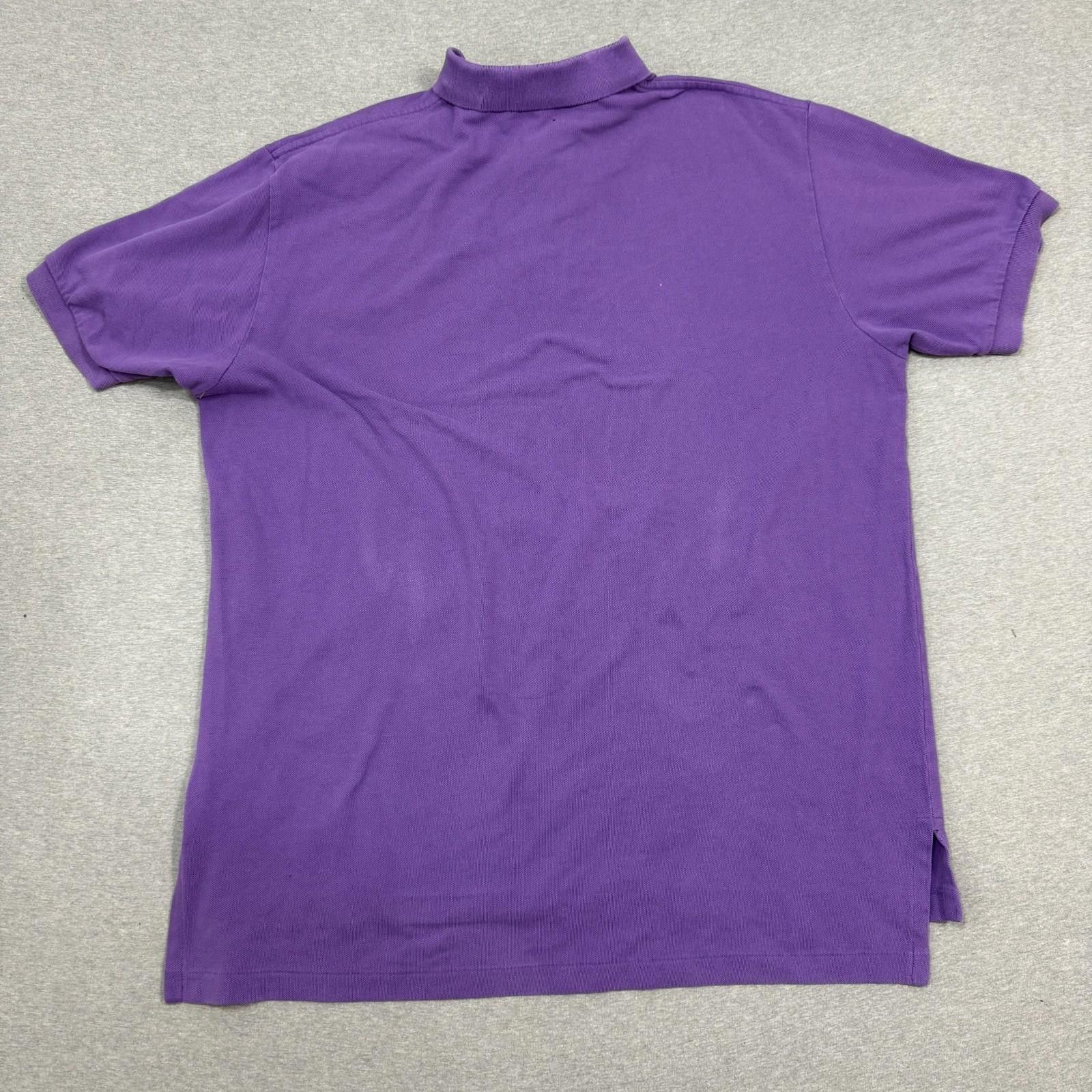 Polo Ralph Lauren Vintage Polo Ralph Lauren Polo Shirt Mens XL Purple Size US XL / EU 56 / 4 - 6 Thumbnail