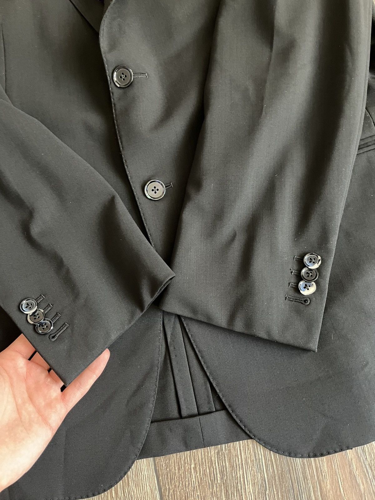 Ermenegildo Zegna × Z Zegna Ermenegildo Zegna Su Misura Wool Two Buttons Blazer Size 52R - 4 Thumbnail