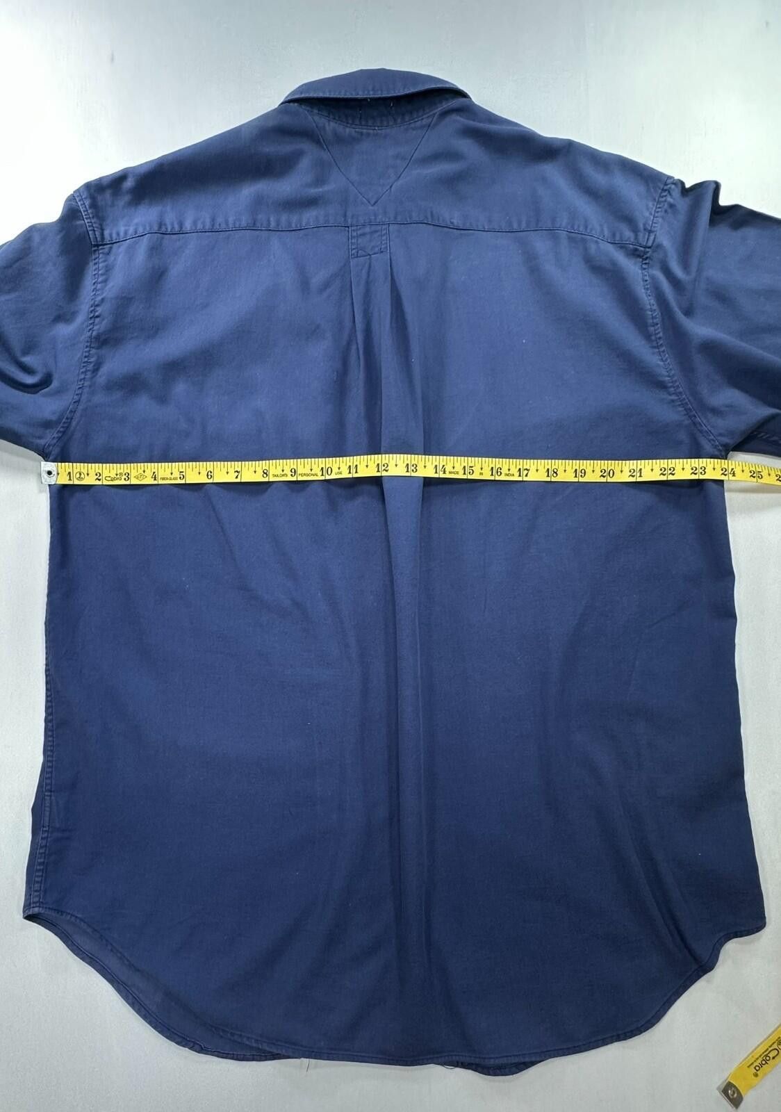 Tommy Hilfiger Tommy Hilfiger 100% Cotton Pocketed Oxford Blue Mens XL Size US XL / EU 56 / 4 - 4 Thumbnail