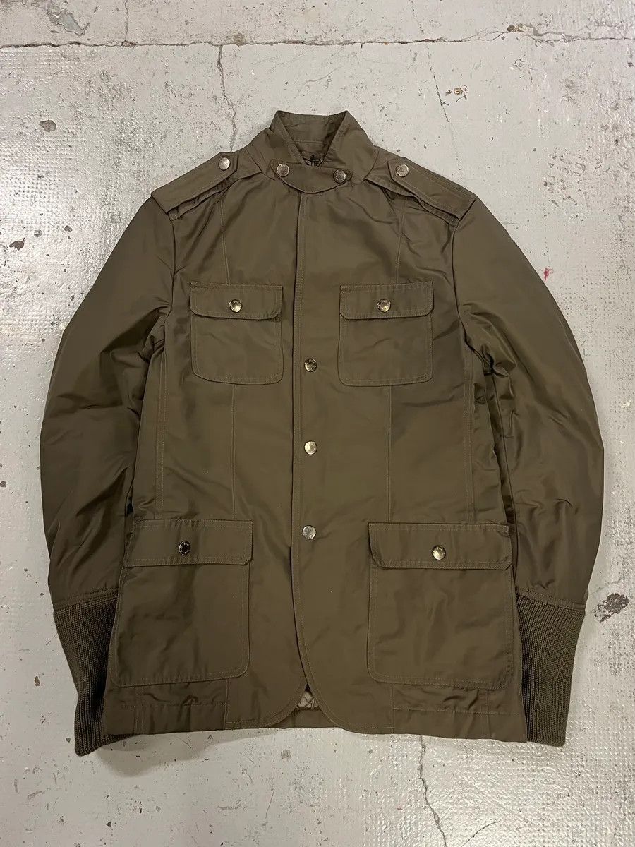 Dolce & Gabbana 2000s Dolce & Gabbana Officer Buttoned Khaki Olive Jacket Size US S / EU 44-46 / 1 - 4 Thumbnail