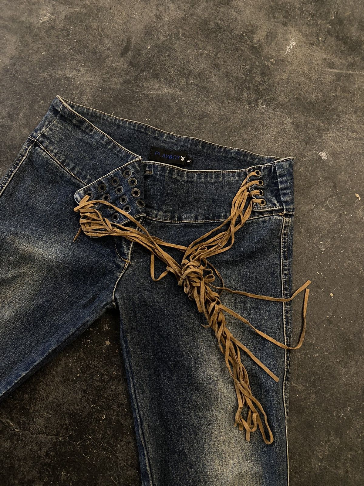 Playboy Playboy ifsixwasnine Flare Jeans Size US 30 / EU 46 - 2 Thumbnail