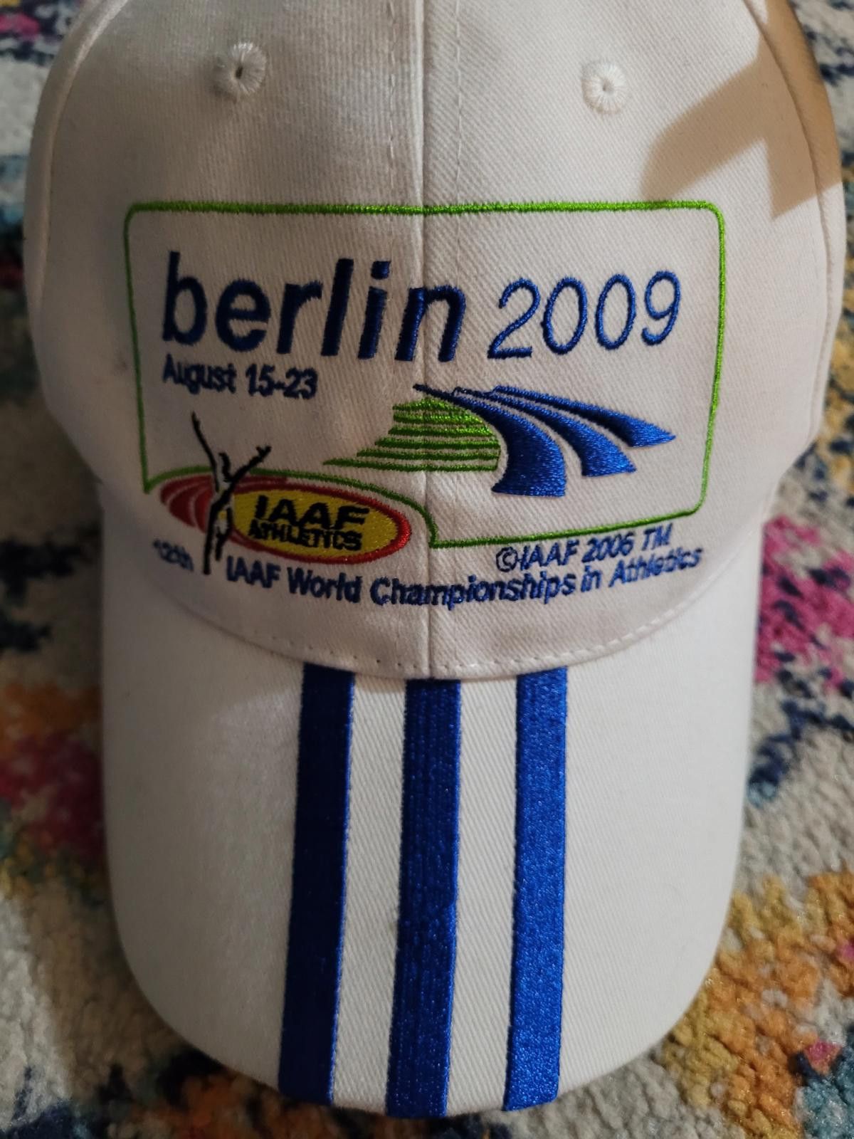 Adidas IAAF World Championship Athletics BERLIN 2009 adidas hat NWT Size ONE SIZE - 8 Thumbnail