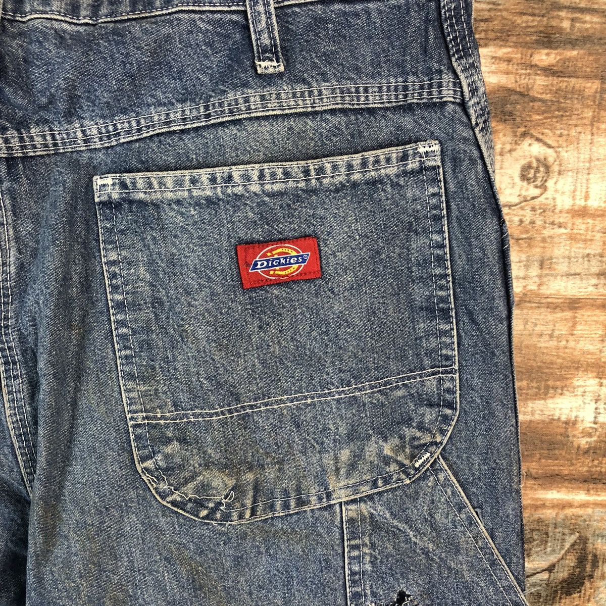 Dickies Dickies vintage faded Blue Denim Pants #A2087 Size US 32 / EU 48 - 23 Thumbnail