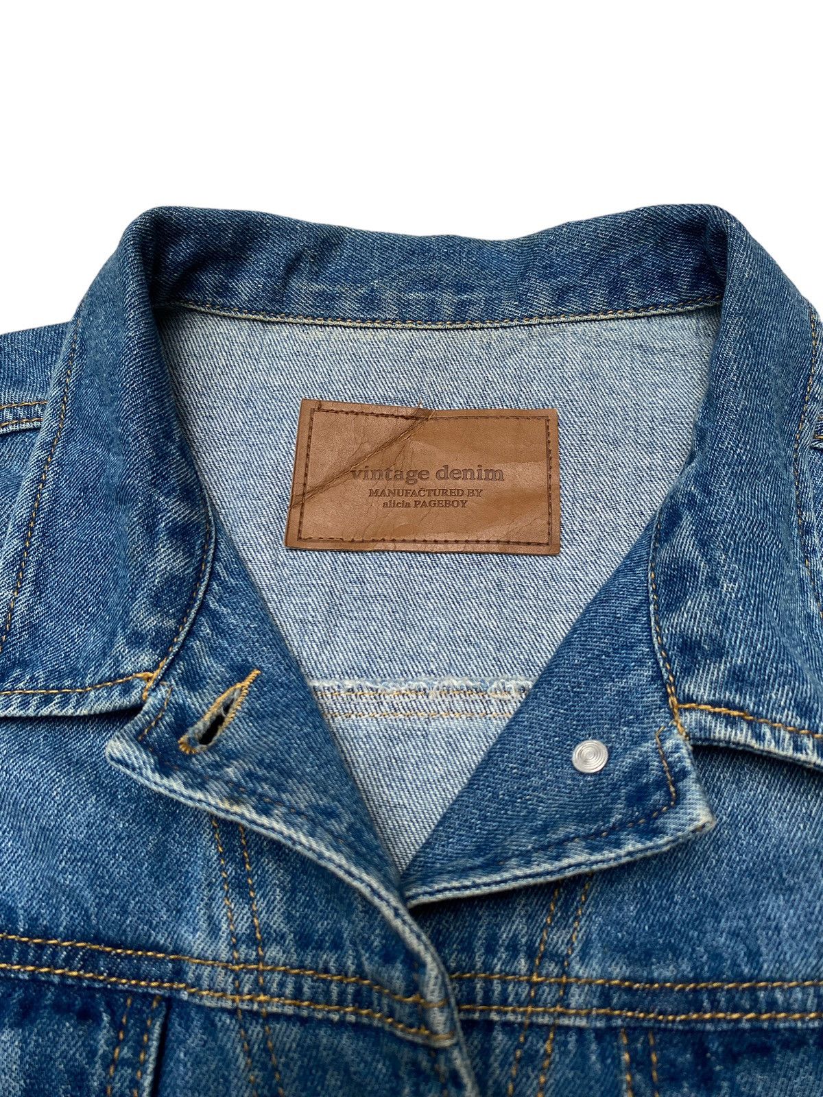 Vintage Vintage Japanese Brand Page Boy Denim Jacket 2000s Size US L / EU 52-54 / 3 - 8 Thumbnail