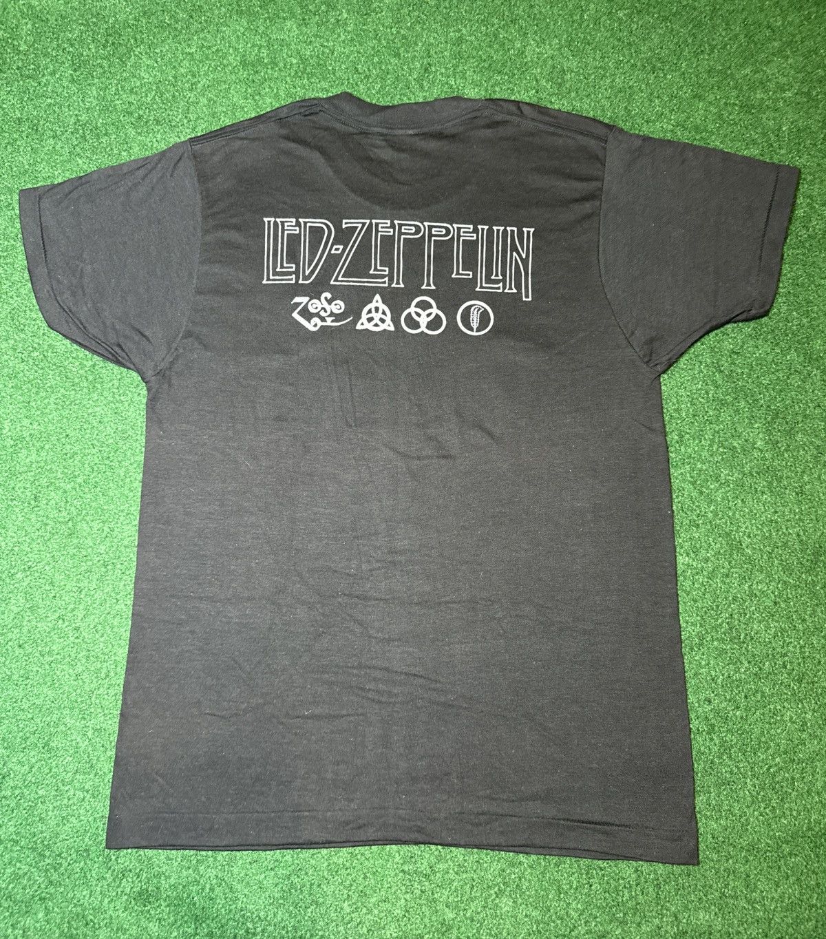Band Tees × Vintage Vintage 80s Led Zeppelin MINT Screen Star Rock Band T Shirt Size US L / EU 52-54 / 3 - 2 Thumbnail