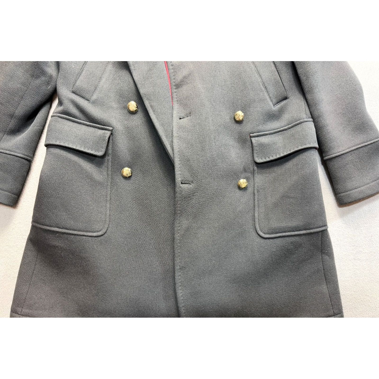 Vintage Holland Esquire Moon Heritage Wool Coat Mens 40 Gray Overcoat Classic Coat Regular Size 40 Wool Coat Mens Gray Moon Heritage Overcoat Size US XXS / EU 40 - 2 Thumbnail