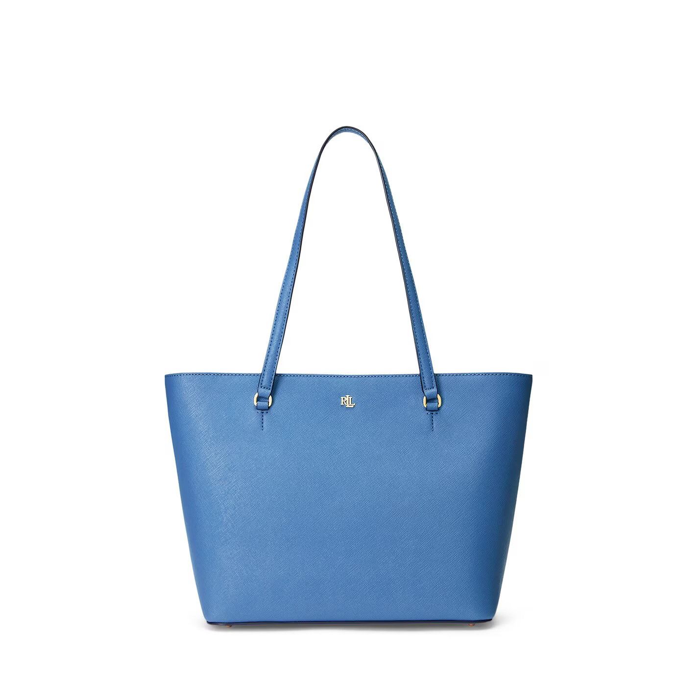 Lauren Ralph Lauren o1g2r1mq0825 Size: OS / Medium Karly Tote Bag in Pale Azure Size ONE SIZE - 1 Thumbnail