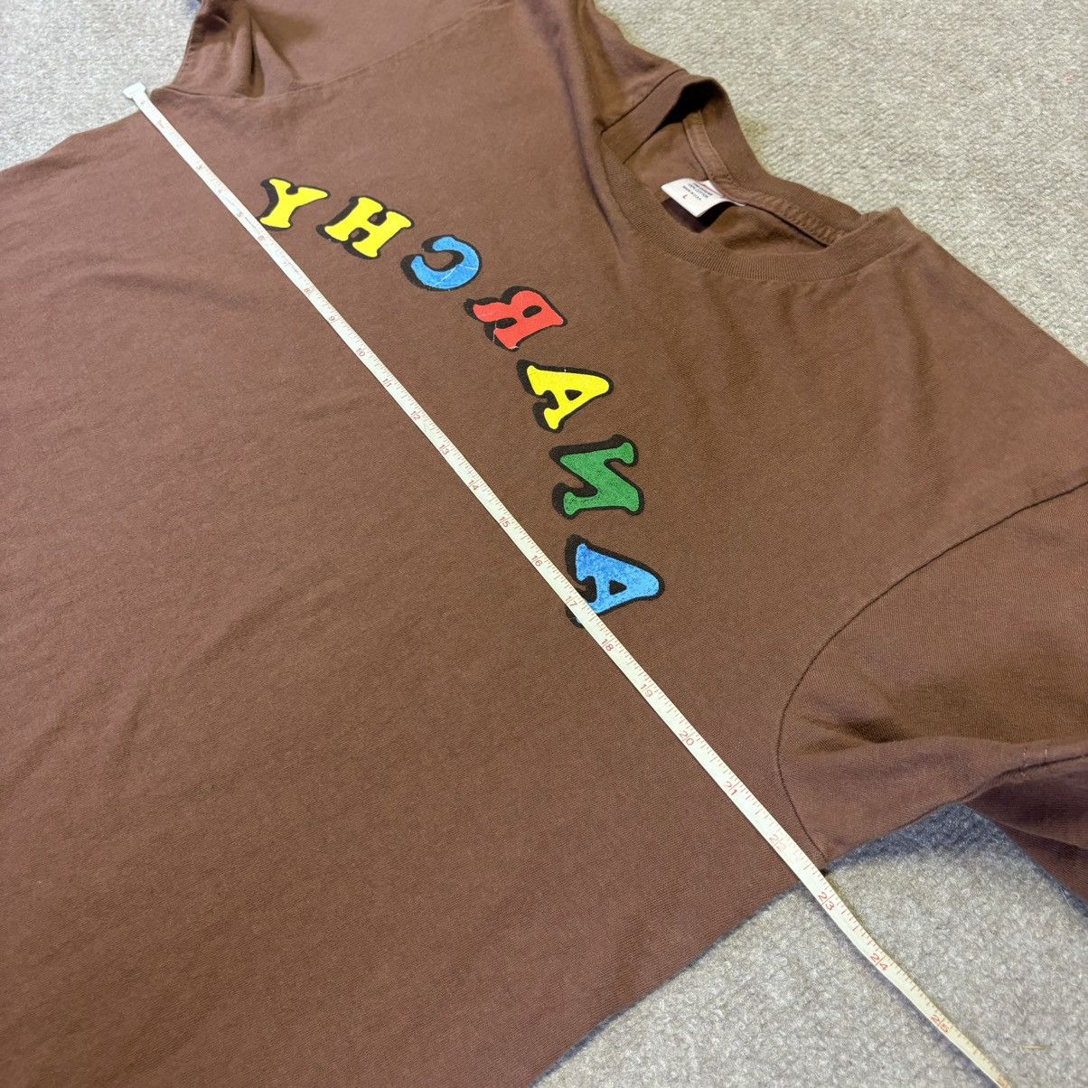 Supreme Supreme Jamie Reid Anarchy Tee SS21 (Brown) Size US L / EU 52-54 / 3 - 11 Thumbnail