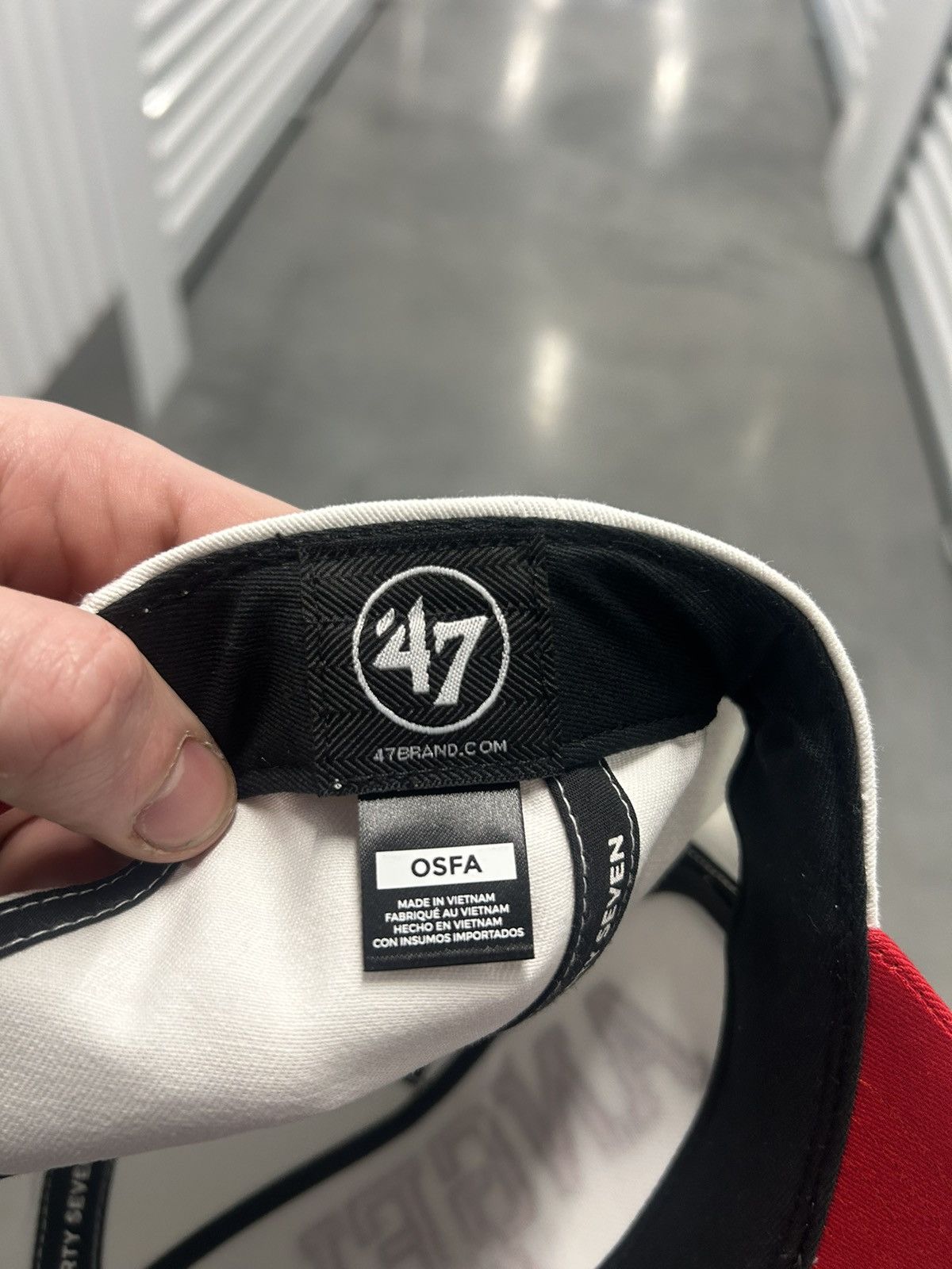47 White and red New Era 47 Angels snapback cap Size ONE SIZE - 5 Thumbnail