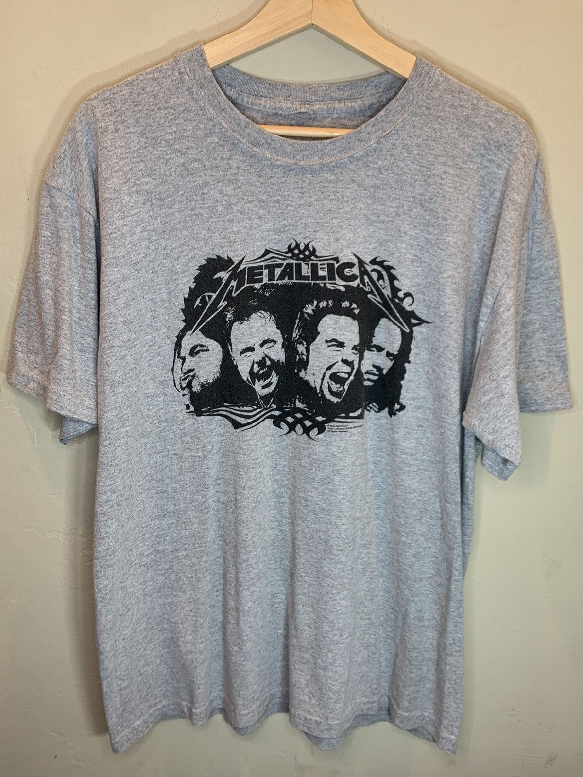 Metallica *RARE* Vintage Metallica Portrait Art 2005 Y2K Metal T-Shirt Size US L / EU 52-54 / 3 - 1 Thumbnail