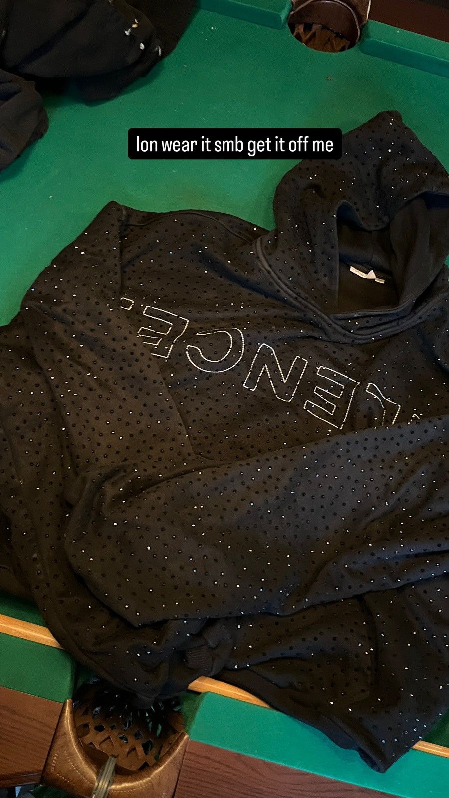 Other Dominion heavyweight rhinestone hoodie Size US S / EU 44-46 / 1 - 2 Thumbnail