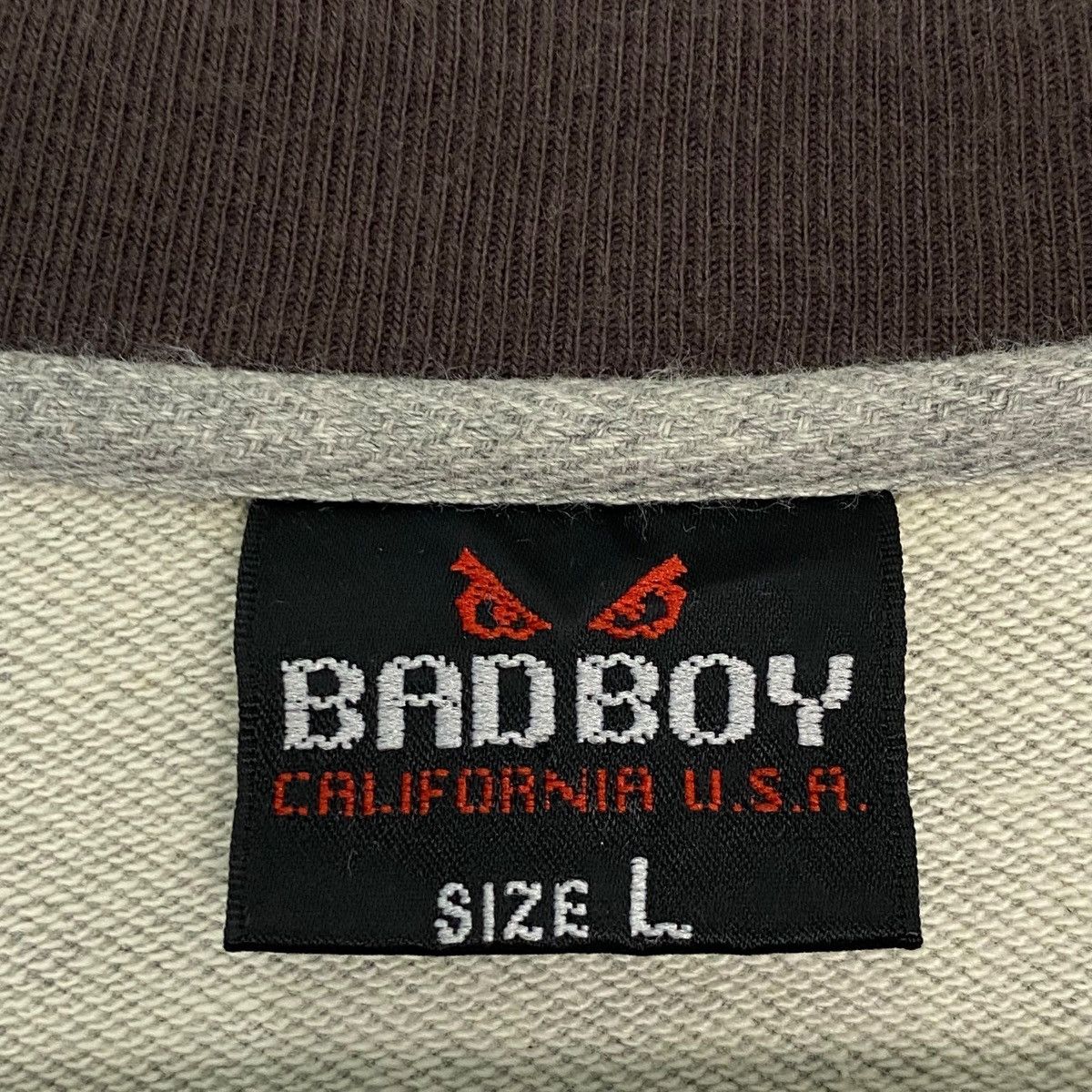 Vintage Vintage Bad Boy Crewneck Sweatshirt Gray Pullover Jumper L Size US L / EU 52-54 / 3 - 5 Thumbnail