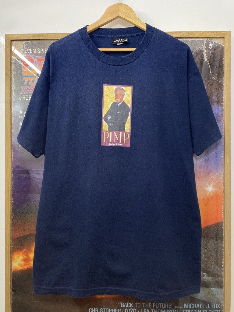 Vintage 90s Vintage Serial Killer Bob Barker Pimp T Shirt Size US XL / EU 56 / 4 - 1 Thumbnail
