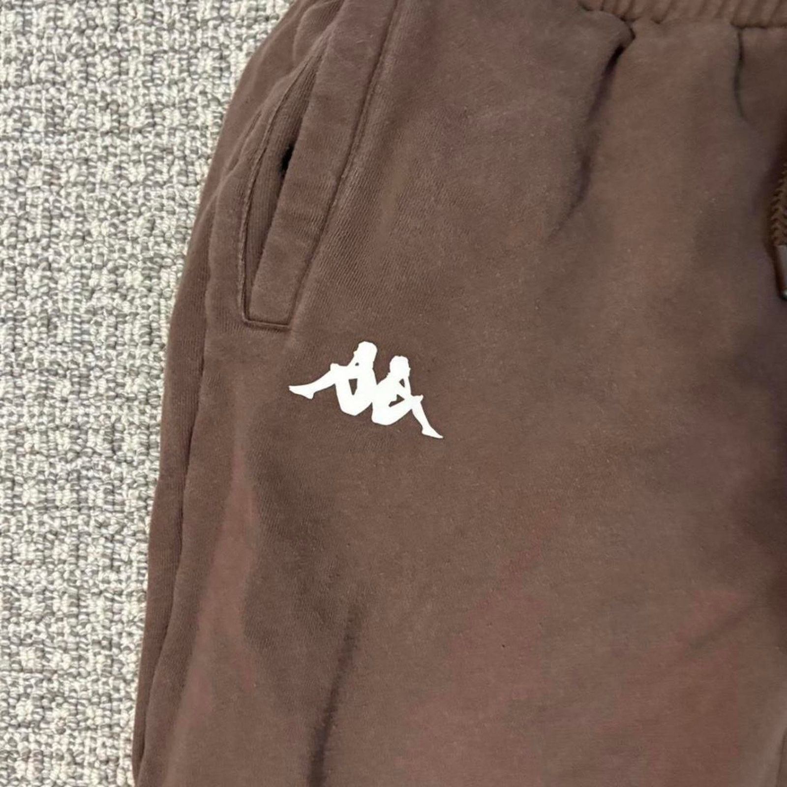 Kappa Rare vintage kappa brown sweatpants Size US 31 - 3 Thumbnail
