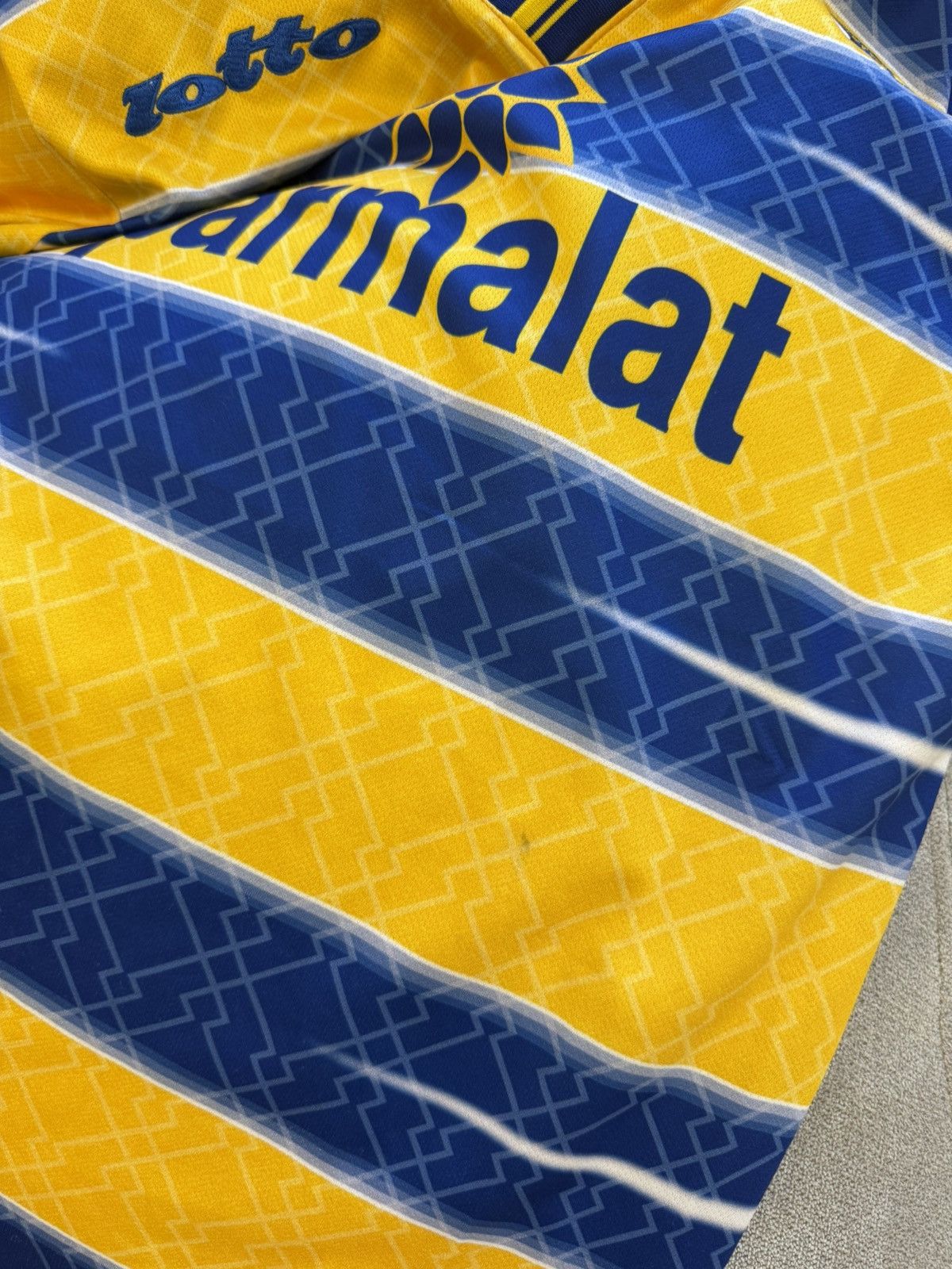 Lotto Sport Vintage Parma A.C. Crespo 8 Lotto Football Soccer Jersey Size US M / EU 48-50 / 2 - 7 Thumbnail