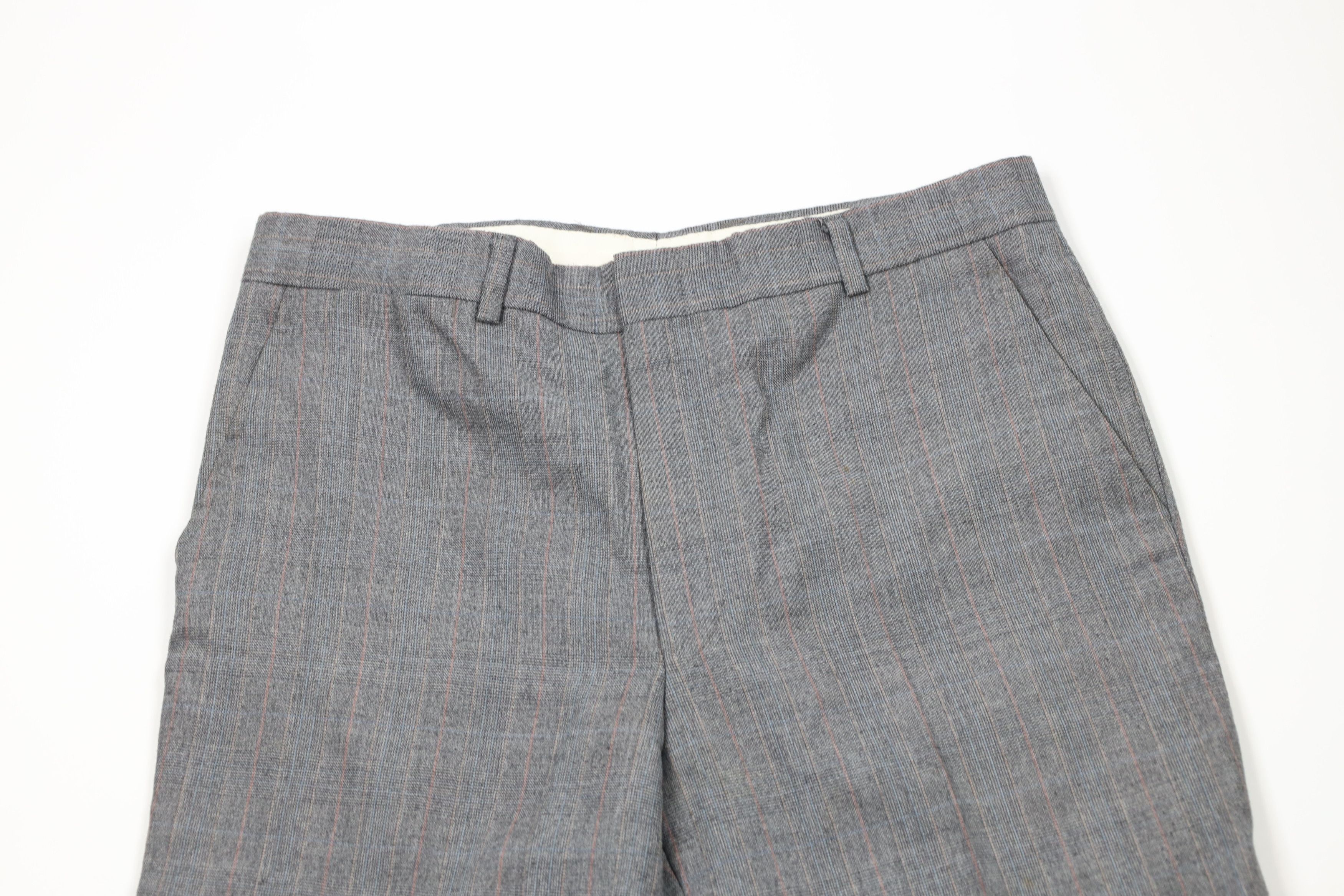 Vintage Vintage 70s Streetwear Wool Blend Wide Leg Chino Pants USA Size US 32 / EU 48 - 2 Thumbnail