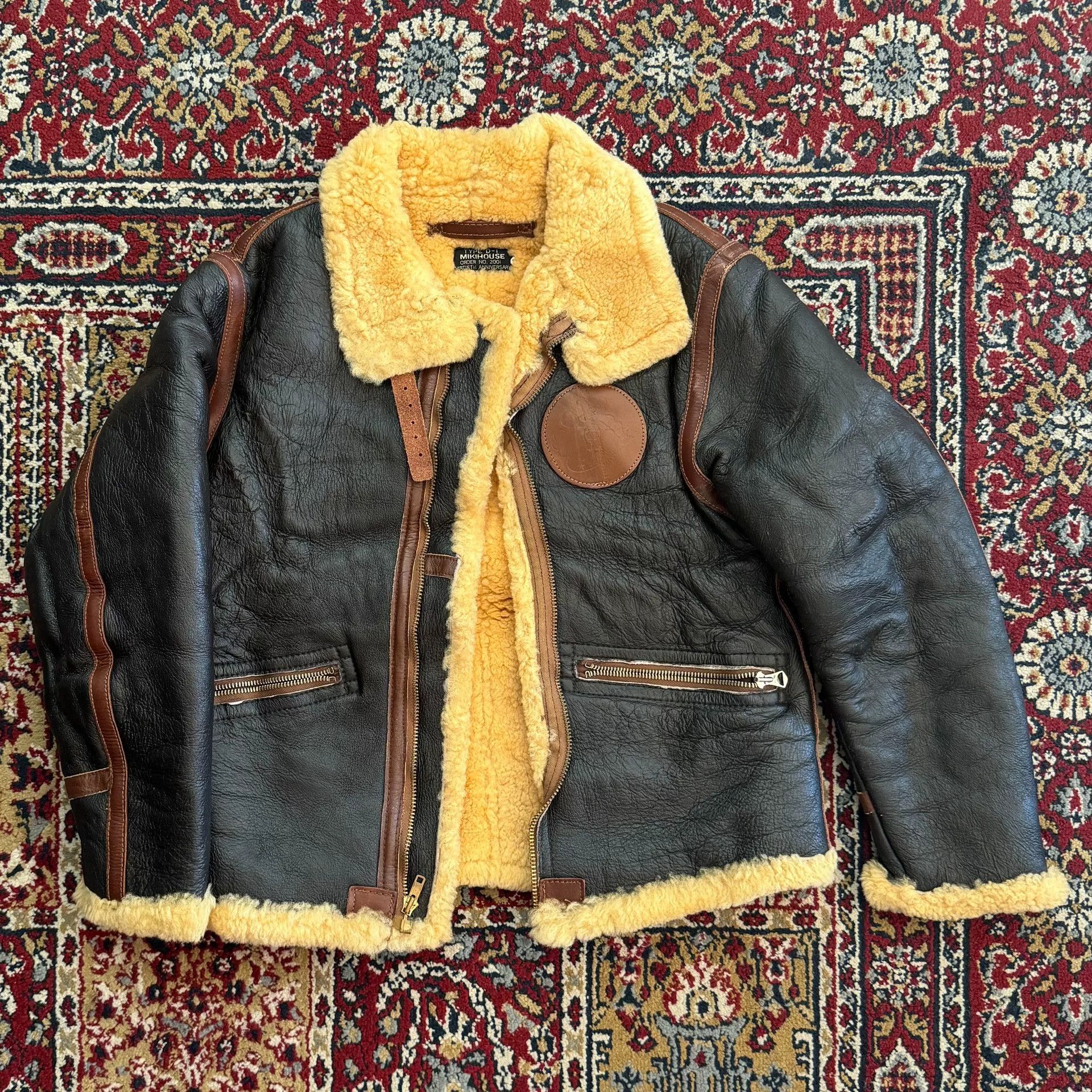 Vintage Vintage Japanese D-1 Shearling Jacket Size US XS / EU 42 / 0 - 1 Thumbnail