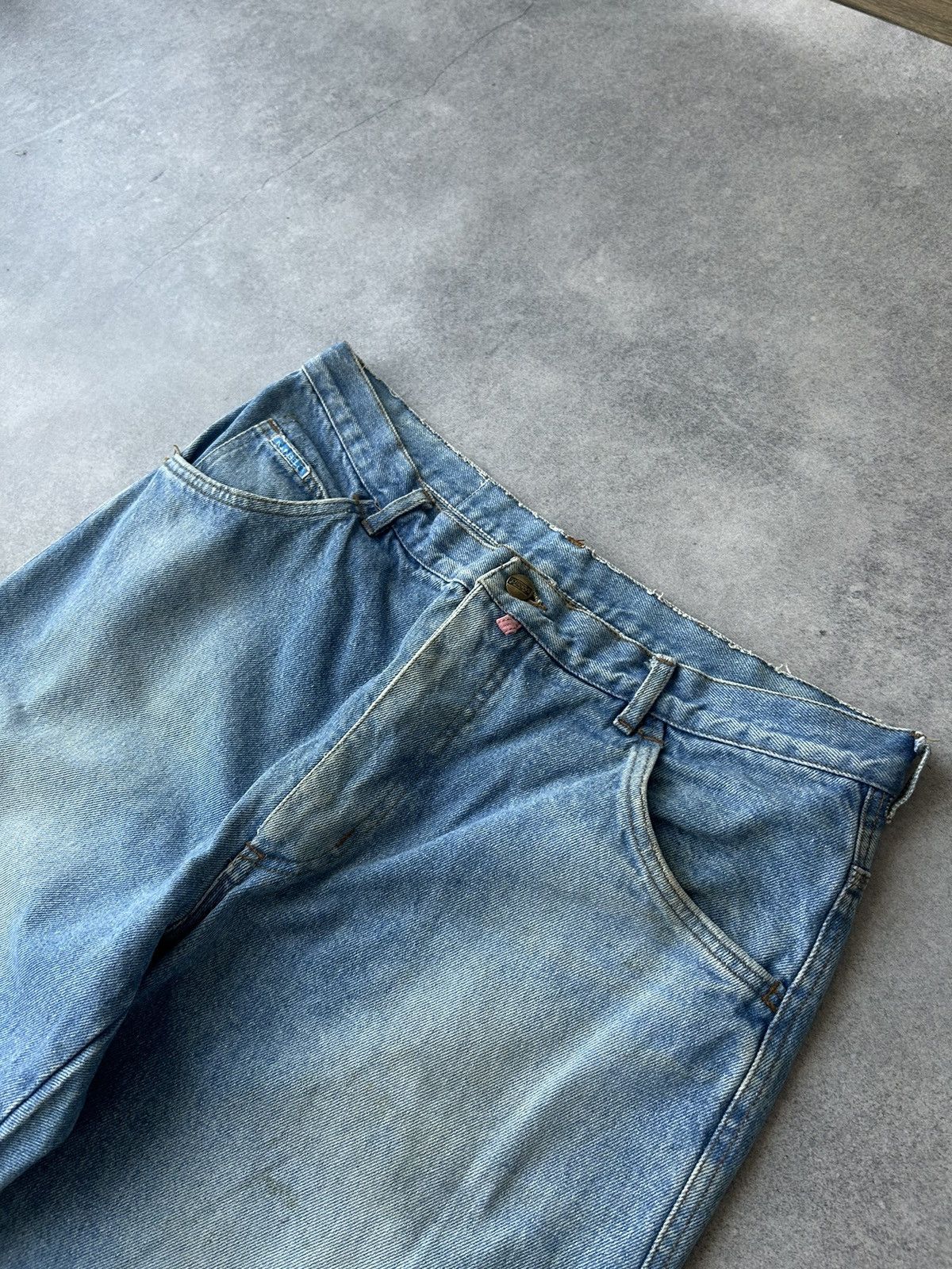 Denime × Vintage D’.A.N.G.E.L.O itally designer baggy jeans mens rare y2k Size US 34 / EU 50 - 6 Thumbnail