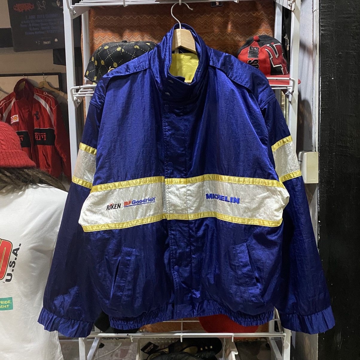 Sports Specialties vintage Michelin racing jacket iconic Bibendum mascot Size US XL / EU 56 / 4 - 2 Thumbnail