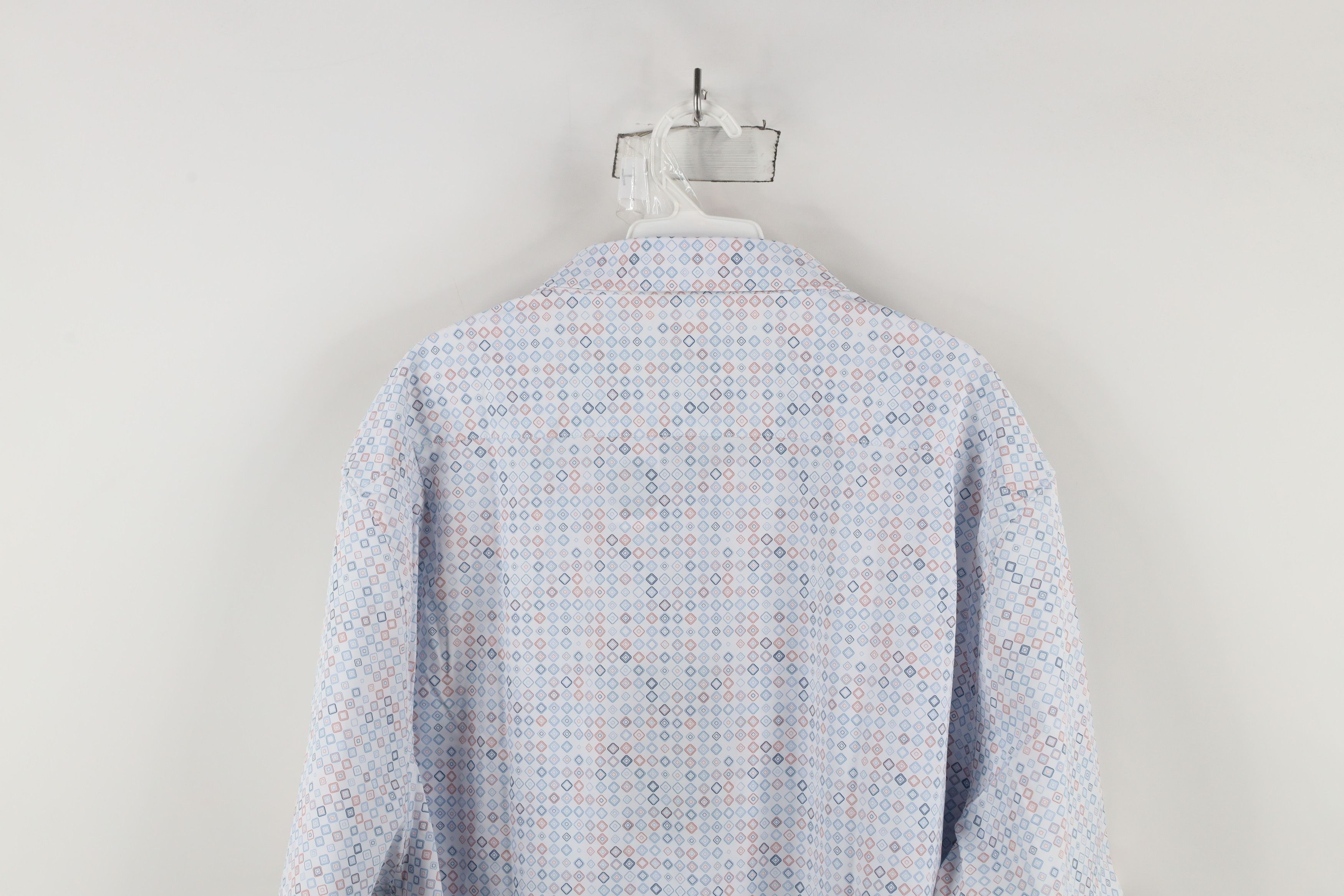 Vintage New 7 Diamonds 4 Way Stretch Short Sleeve Button Shirt Size US XXL / EU 58 / 5 - 11 Thumbnail