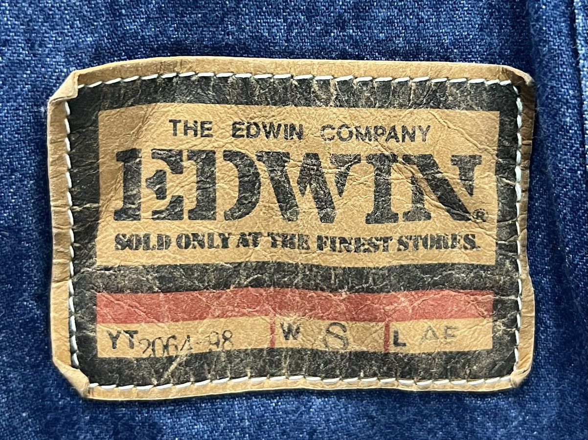 Edwin × Vintage Vintage EDWIN “Over Works Factory” Denim Overalls - Size S Size US 30 / EU 46 - 12 Thumbnail