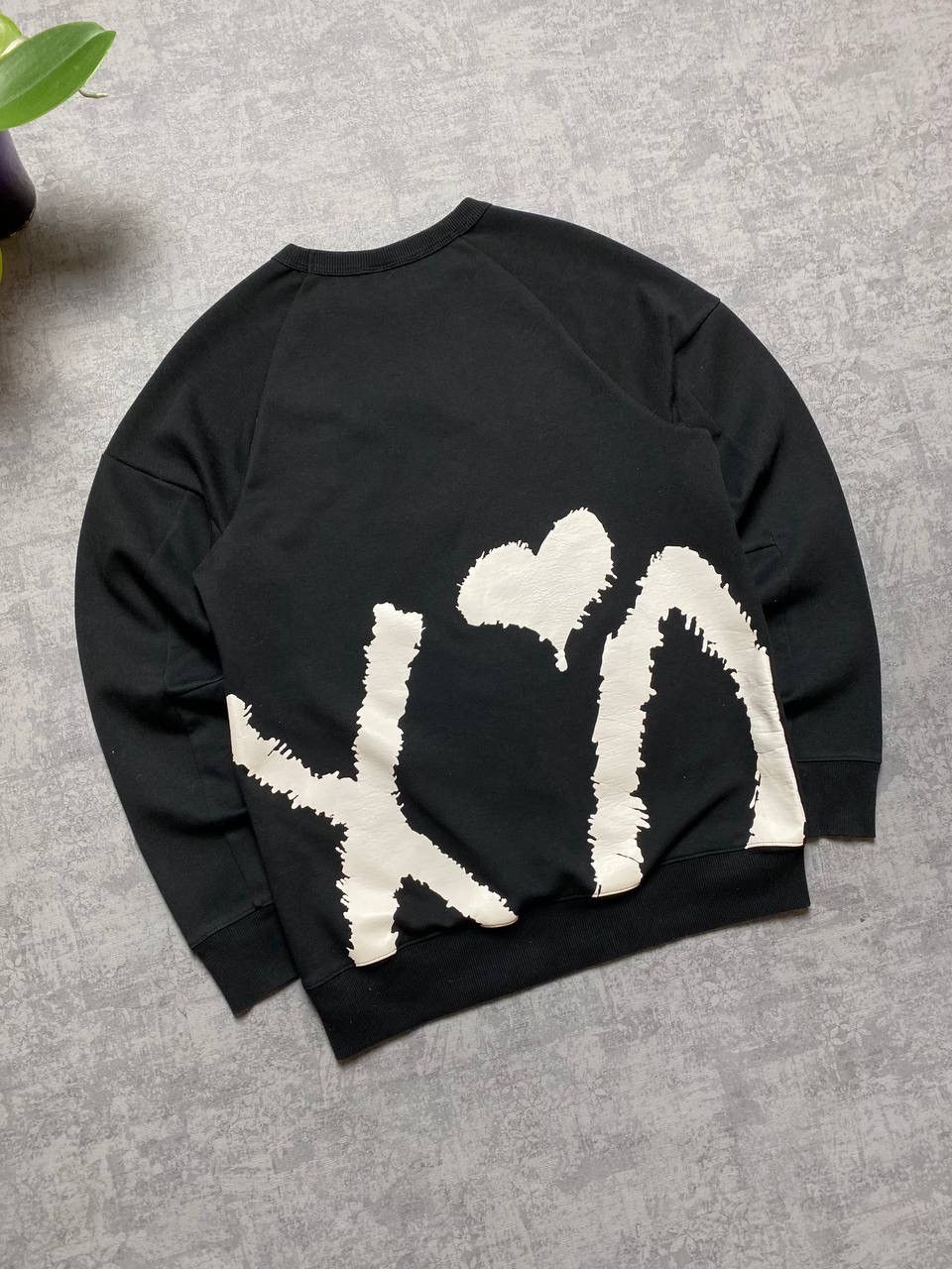 XO H&M x The Weeknd XO Big Logo Crewneck Sweatshirt Size US S / EU 44-46 / 1 - 11 Thumbnail