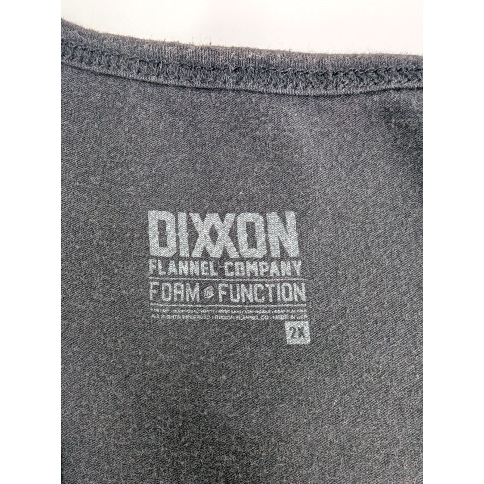 Vintage Dixxon Tank Top Men's 2X Black Red Graphic Muscle Form Function Gym Workout Size US XXL / EU 58 / 5 - 6 Thumbnail
