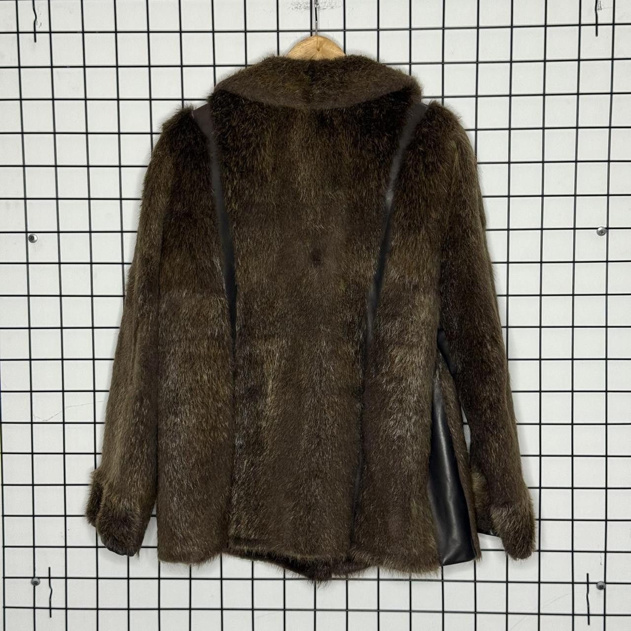 Vintage Nutria Real Fur Jacket Womans Brown Size M / US 6-8 / IT 42-44 - 2 Thumbnail