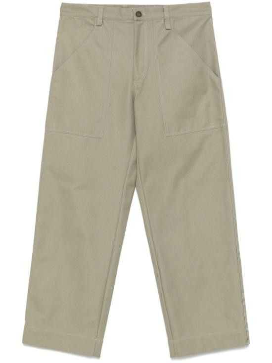 Maison Kitsune MAISON KITSUNE Men Straight Pants NM01105WW0117 P131 Green Size US 40 / EU 56 - 1 Thumbnail