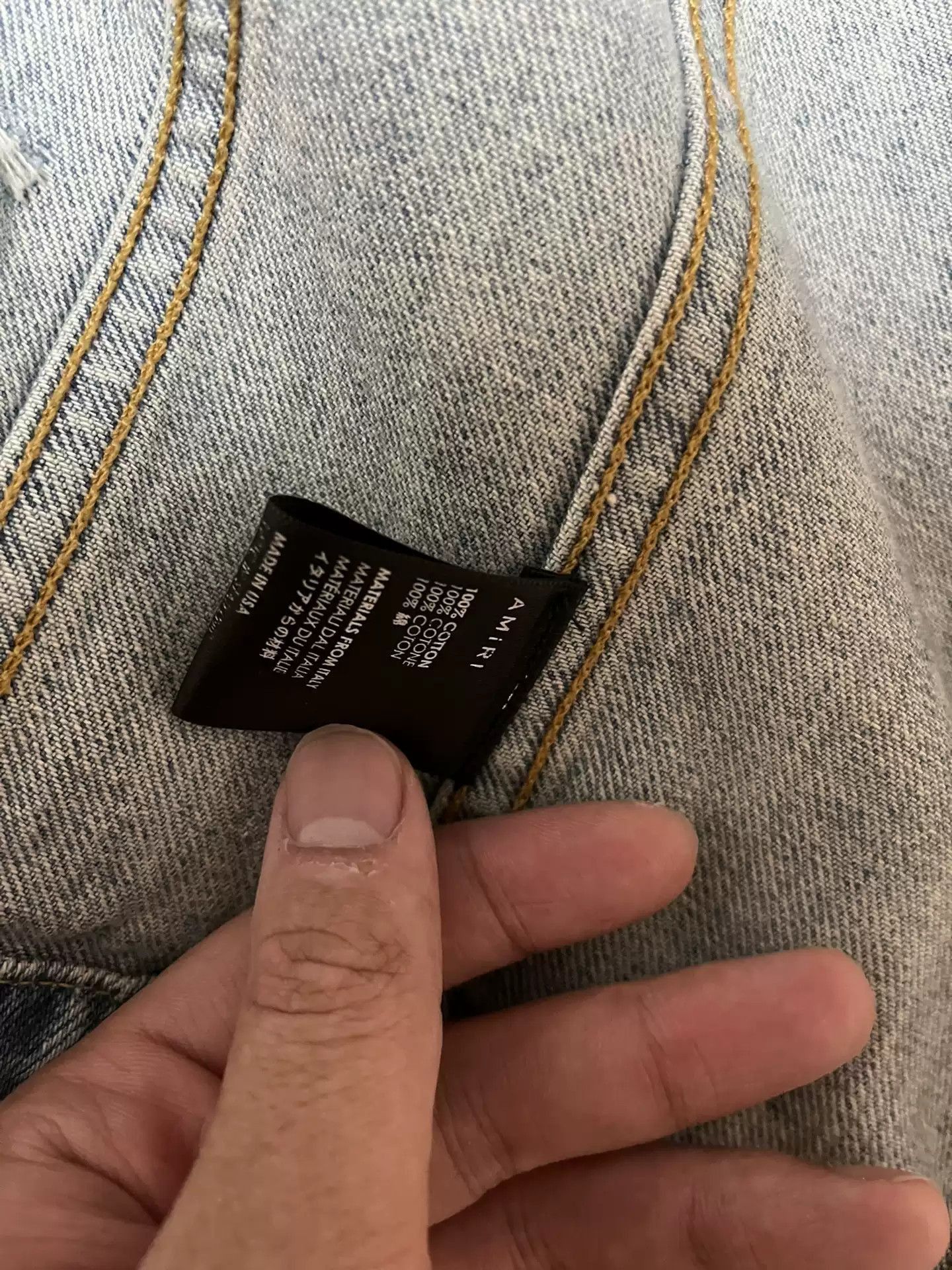 Amiri AMIRI Hollywood Trucker JKT-2506 Size US M / EU 48-50 / 2 - 6 Thumbnail