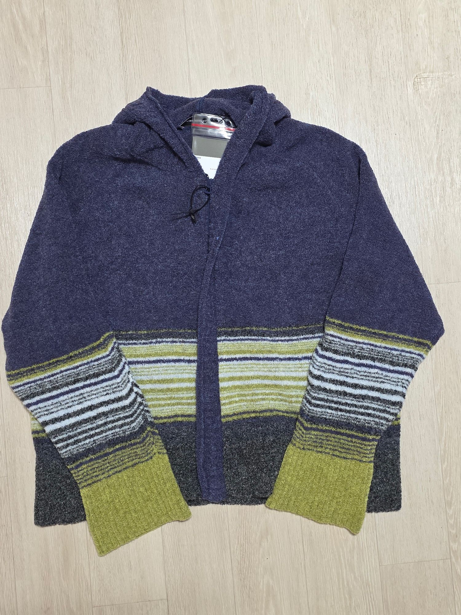 トップス Kiko Kostadinov ketra foodie Kiko Kostadinov Ketra Hoodie In Blue Navy / Green Tea