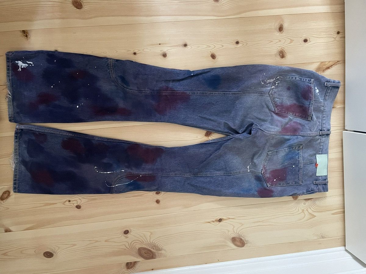 Off-White Off-White Virgil Era Flared Paint-Splatter Denim Jeans Size US 32 / EU 48 - 8 Thumbnail