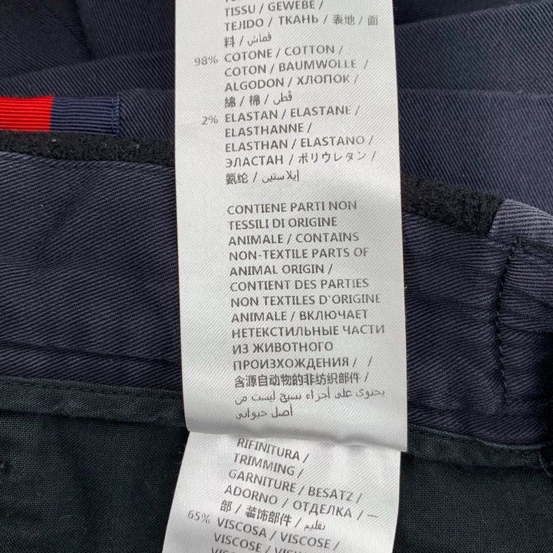 Gucci Gucci Dark blue side stripe cotton casual trousers 2502-Nex Size US 30 / EU 46 - 8 Thumbnail