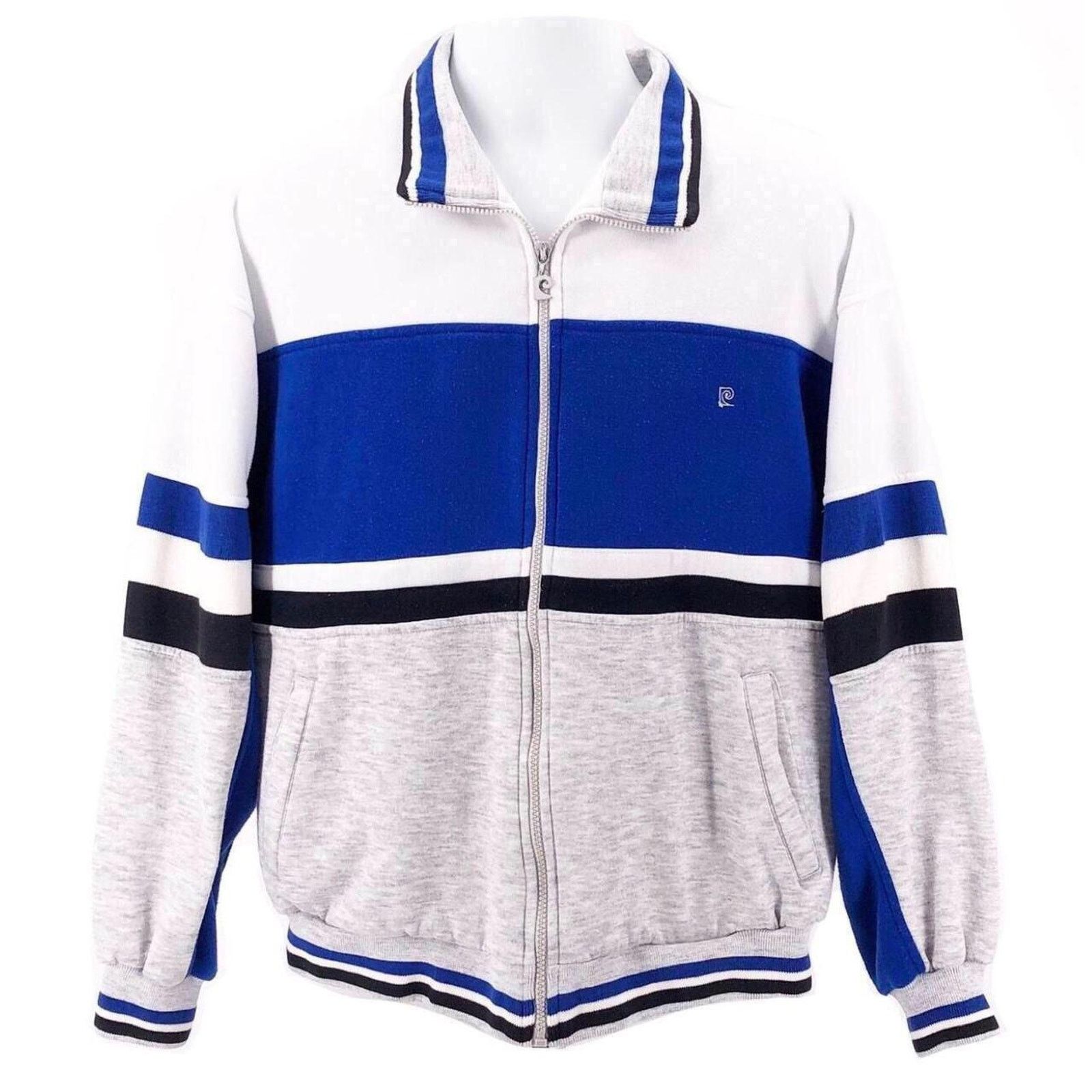 Veste Coupe-Vent Vintage Pierre Cardin Années 80/90 - Nylon Colorblock - Homme Taille M