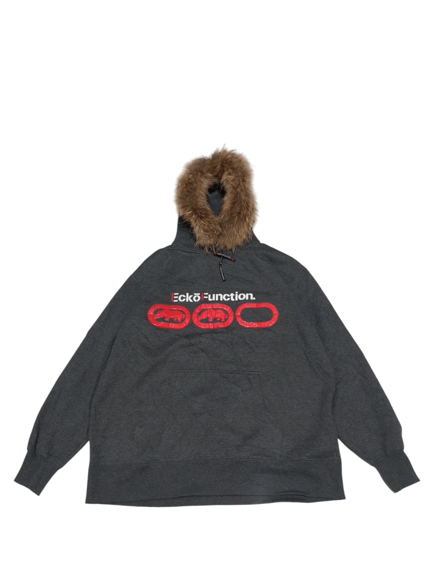 Ecko Unltd. Vintage ecko function fullover fur hoodie Size US XL / EU 56 / 4 - 1 Thumbnail