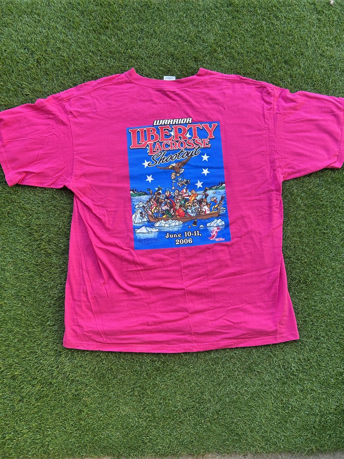Vintage Vintage 2006 Warrior Liberty Lacrosse Tournament T-Shirt Size US L / EU 52-54 / 3 - 1 Thumbnail