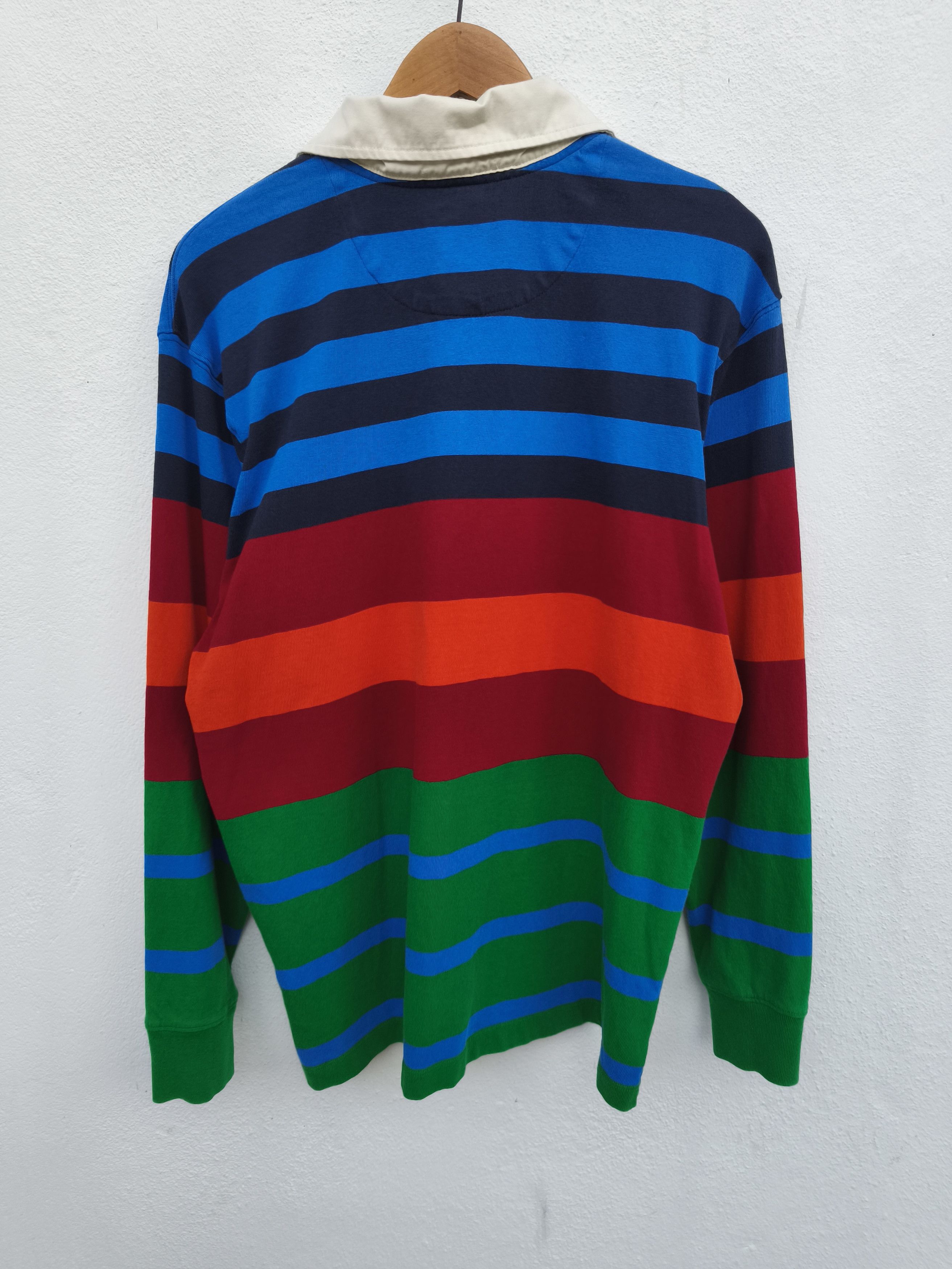 Lands' End Y2k Lands End Polo Rugby stripes multicolor Size US L / EU 52-54 / 3 - 4 Thumbnail