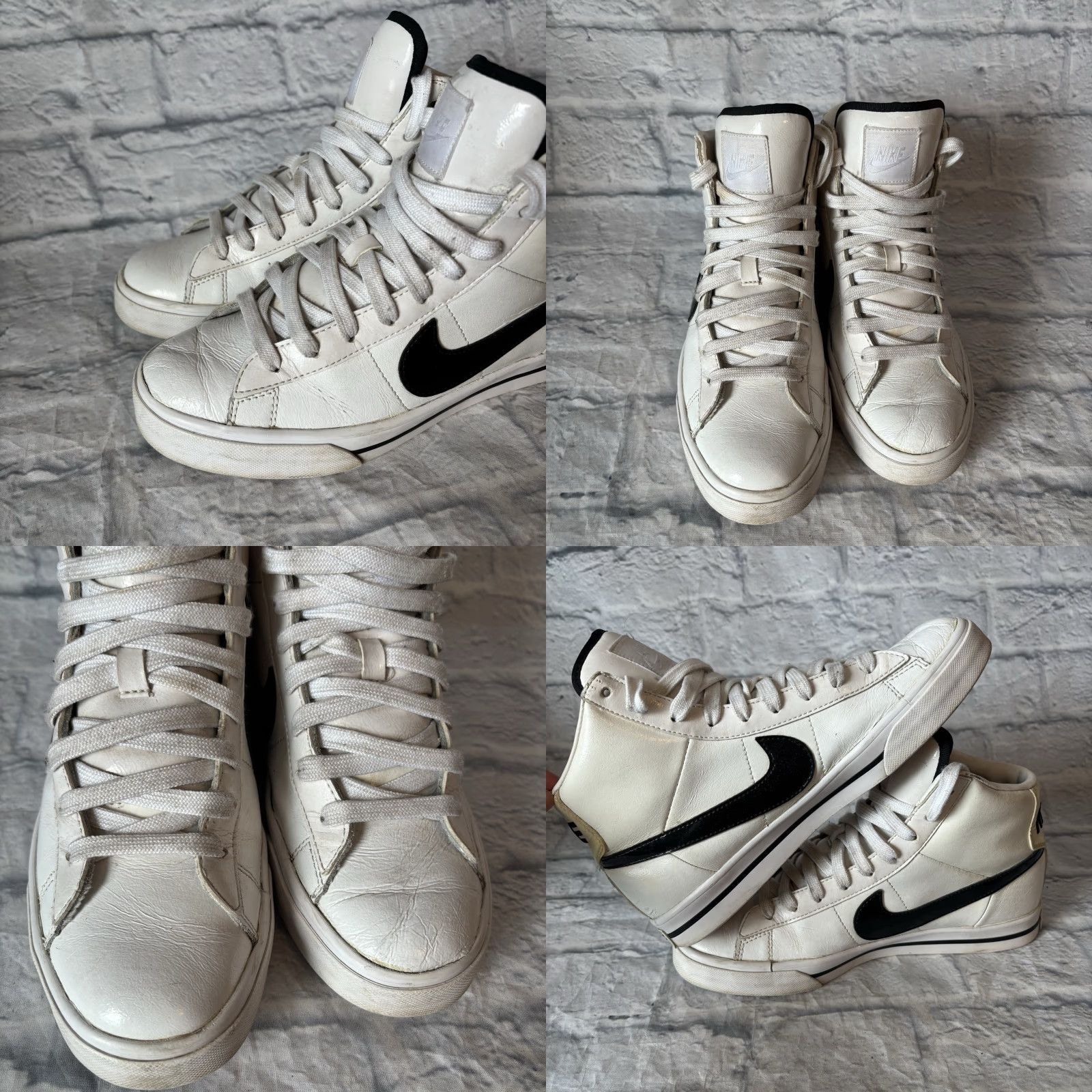 Nike Nike Blazers Sneaker High Top White Black 354697-141 Women’s 8.5 Shoes Breathable Comfort Vintage: No Size M / US 6-8 / IT 42-44 - 8 Thumbnail